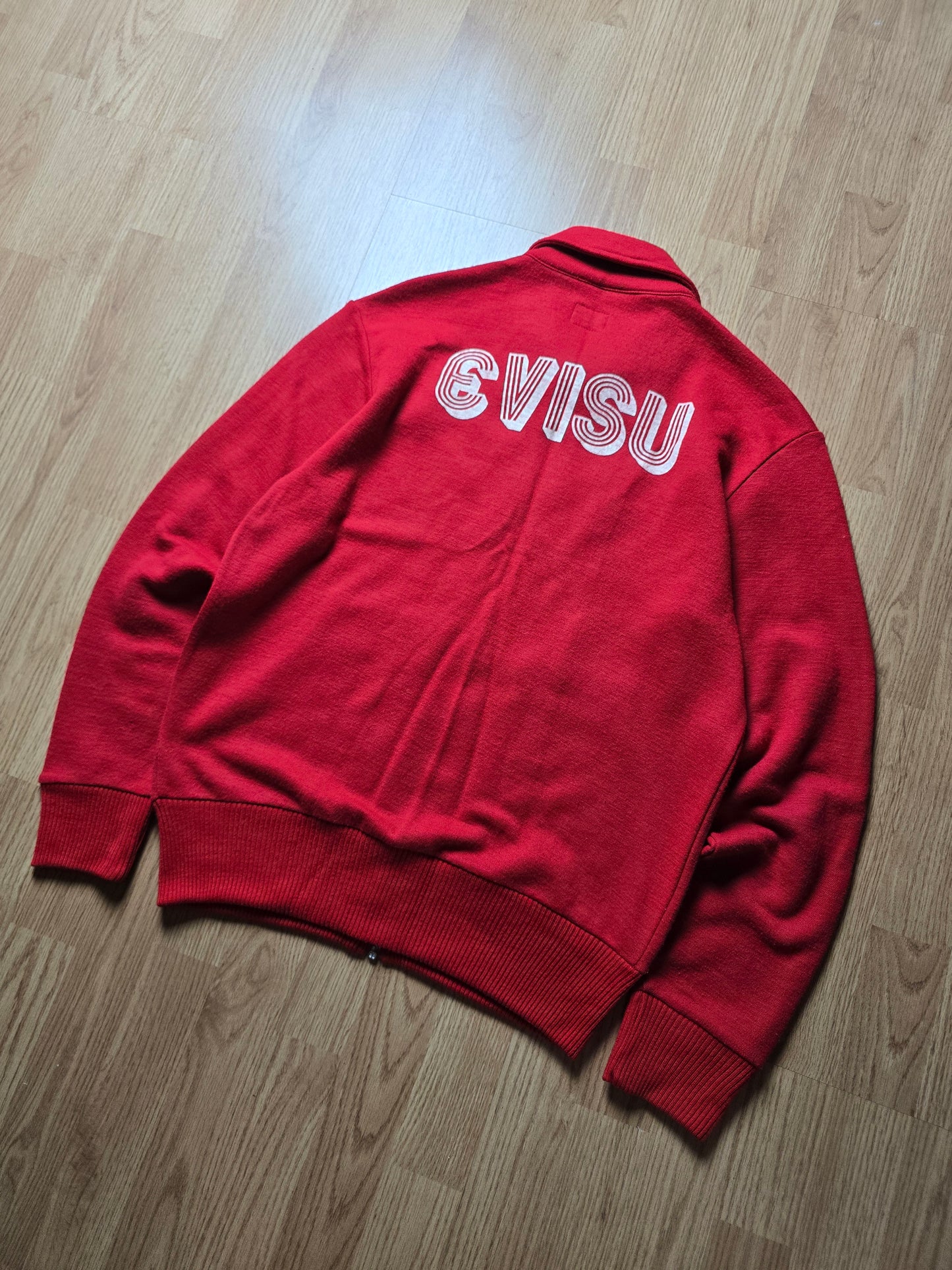 00s Evisu Wool-Blend Knit Zip Track top (M)