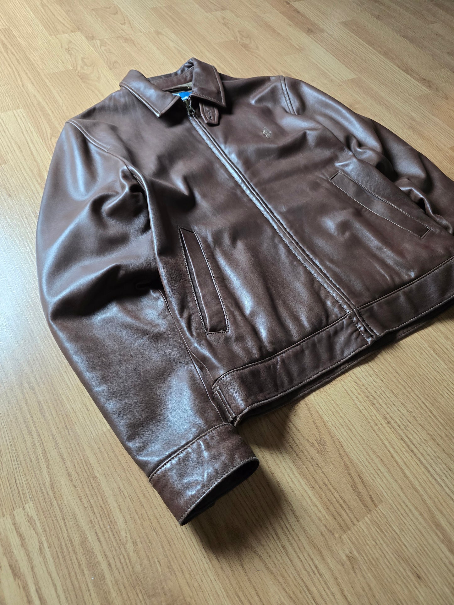 Polo Ralph Lauren Heavyweight Leather Jacket (S)