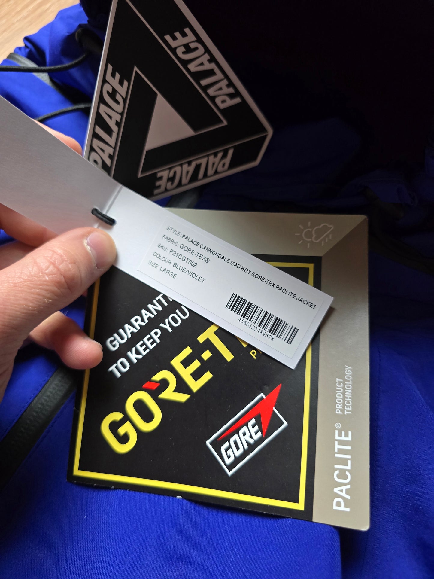Palace x Cannondale 'Mad Boy Gore-tex Paclite' Jacket BNWT (L)
