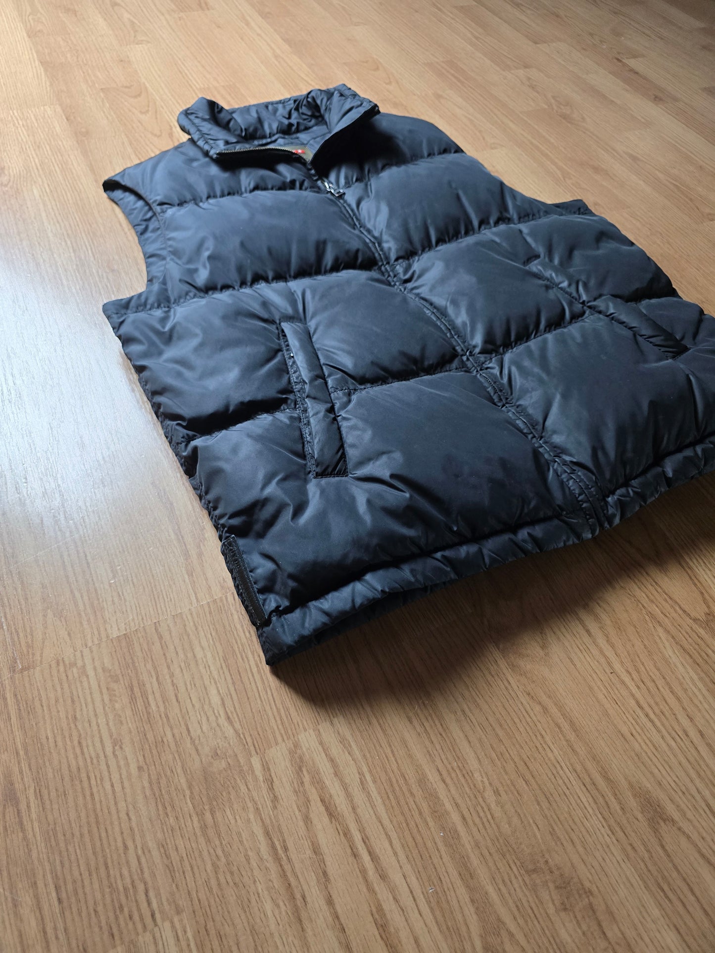 Prada Sport 2008 Black Tab Down Gilet/Vest (L)