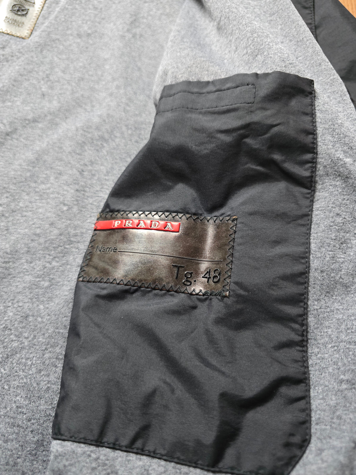 RARE Prada Sport SS00 Gel Seam Nylon Cropped Jacket (M)