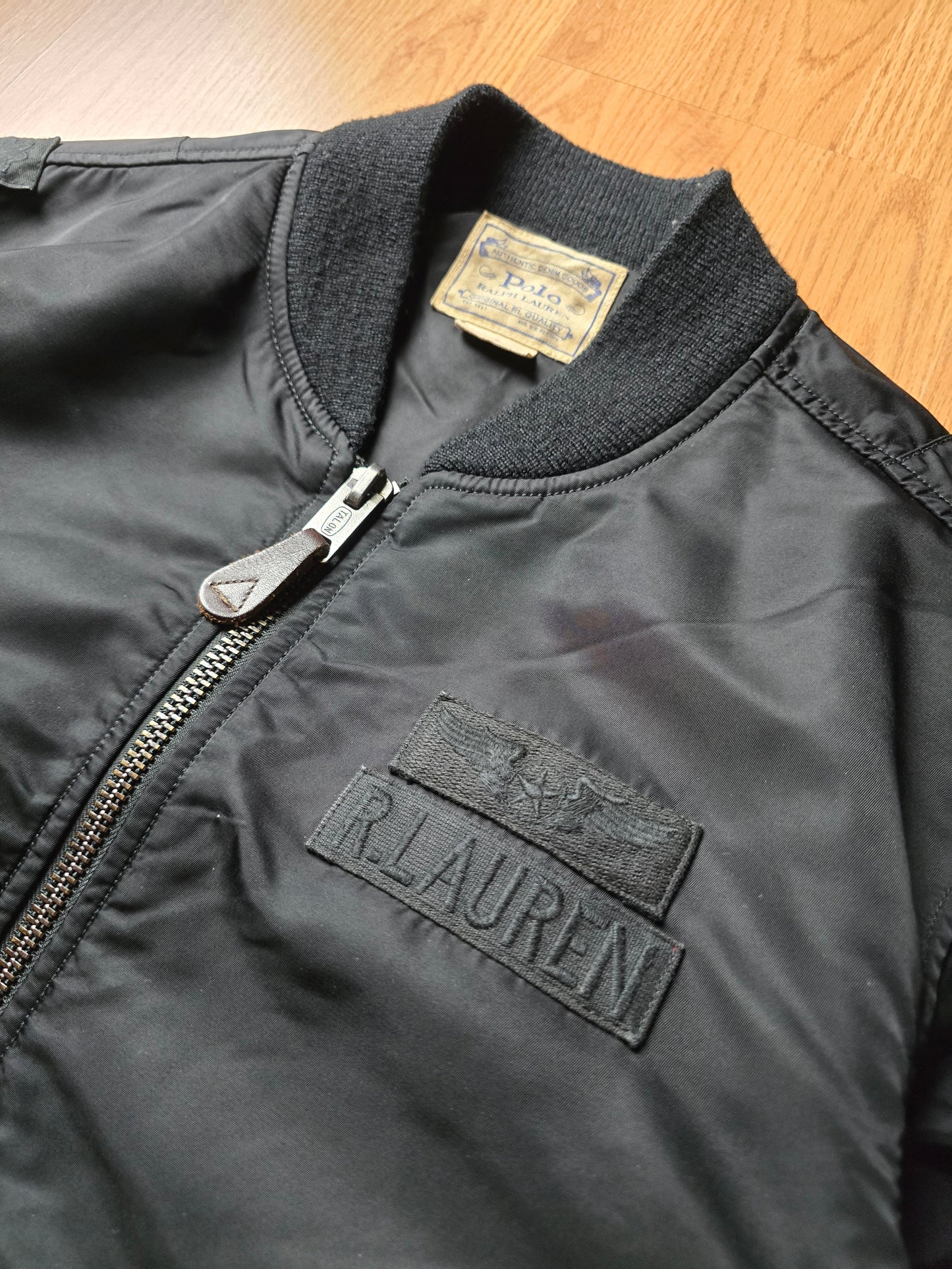 Polo Ralph Lauren Twill  Flight Bomber Jacket (M)