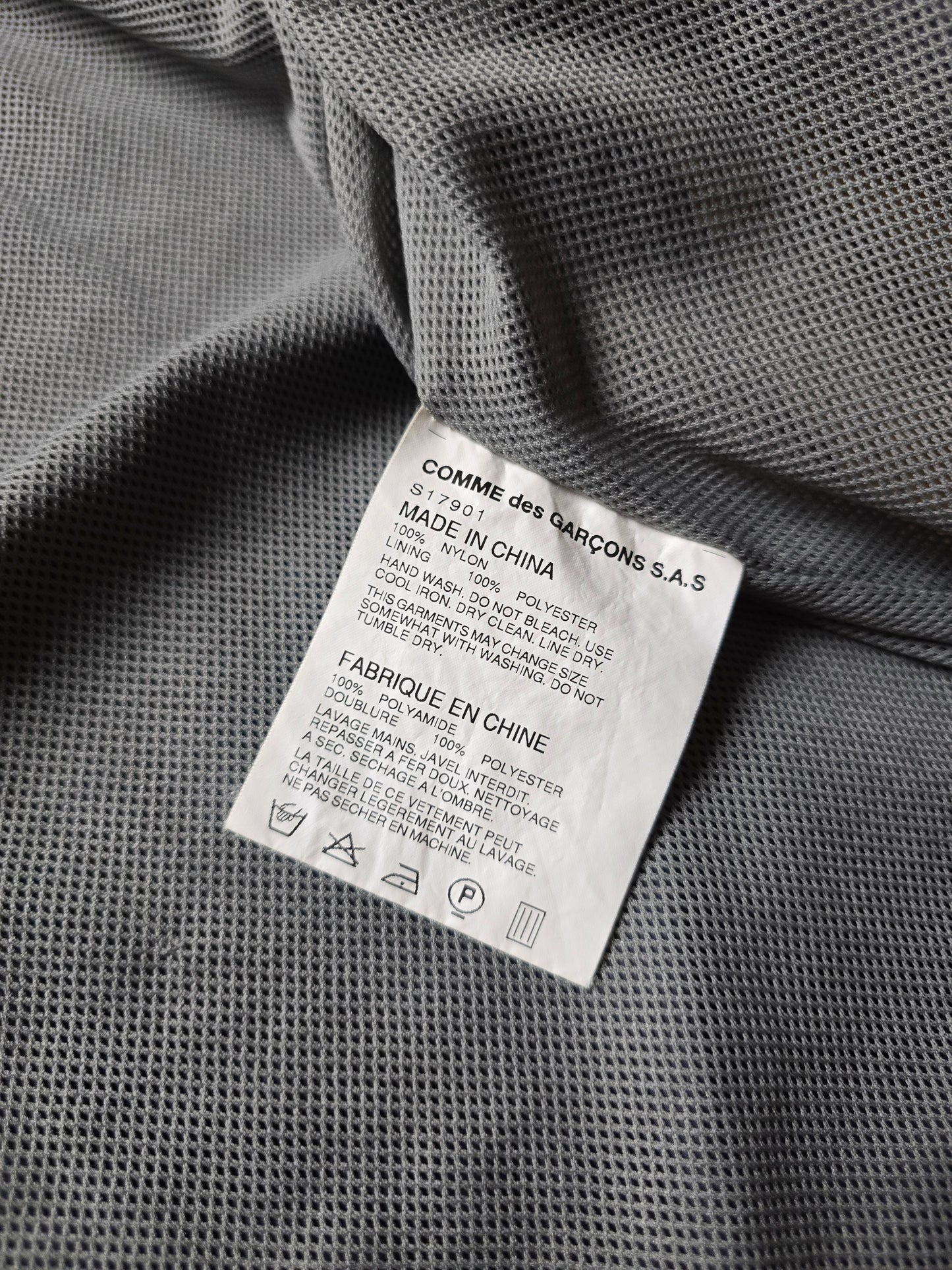 Comme Des Garcon Shirt SS09 Panelled Windbreaker Jacket (S)