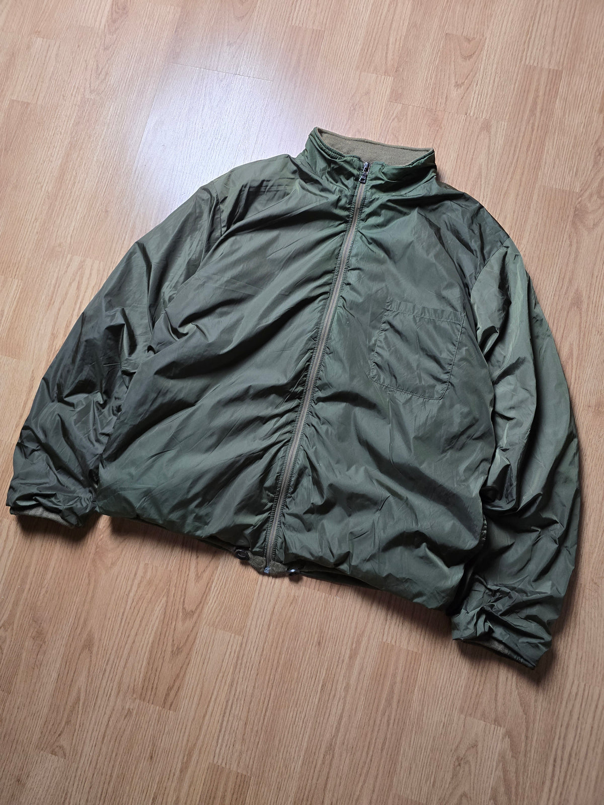 Prada Padded Wool & Nylon Reversible Hybrid Jacket (M)