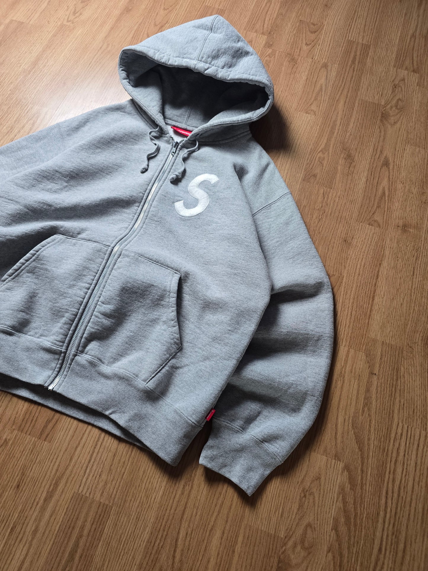 Supreme S Logo Zip Up Hoodie (M/L)