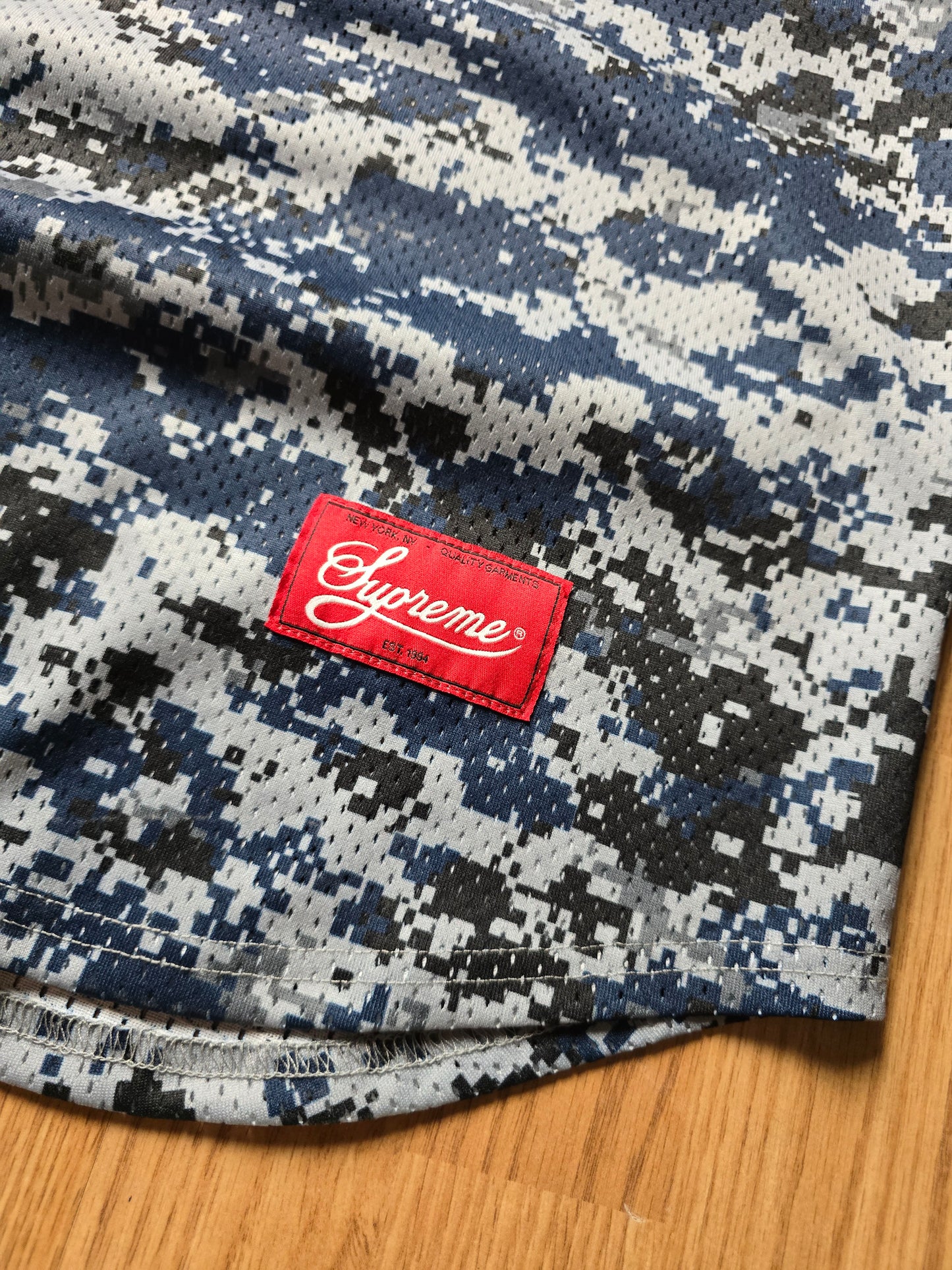 Supreme S Logo Henley Baseball Jersey (M/L)
