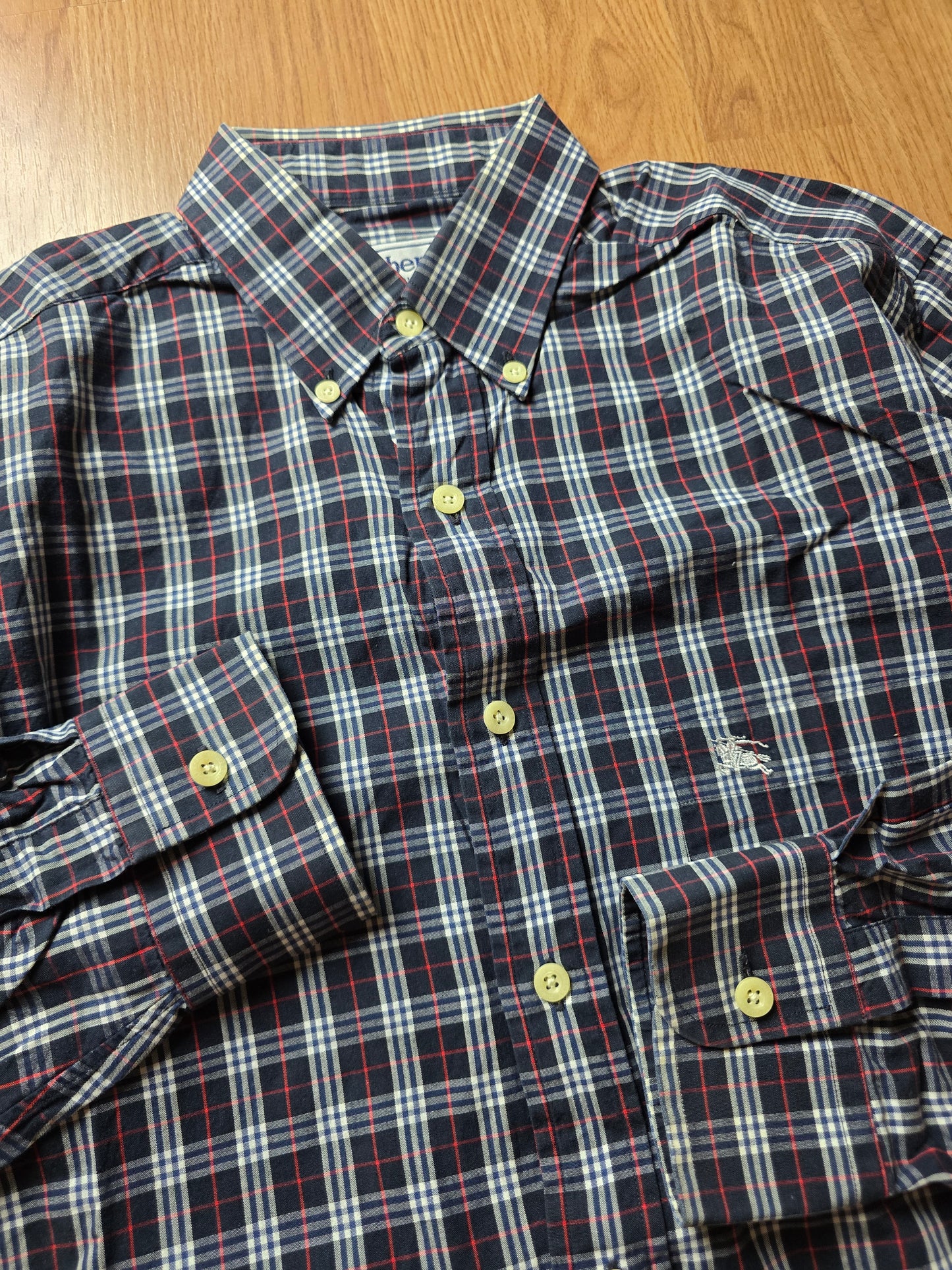 Vintage Burberry LS Nova Check Flannel Shirt (S)