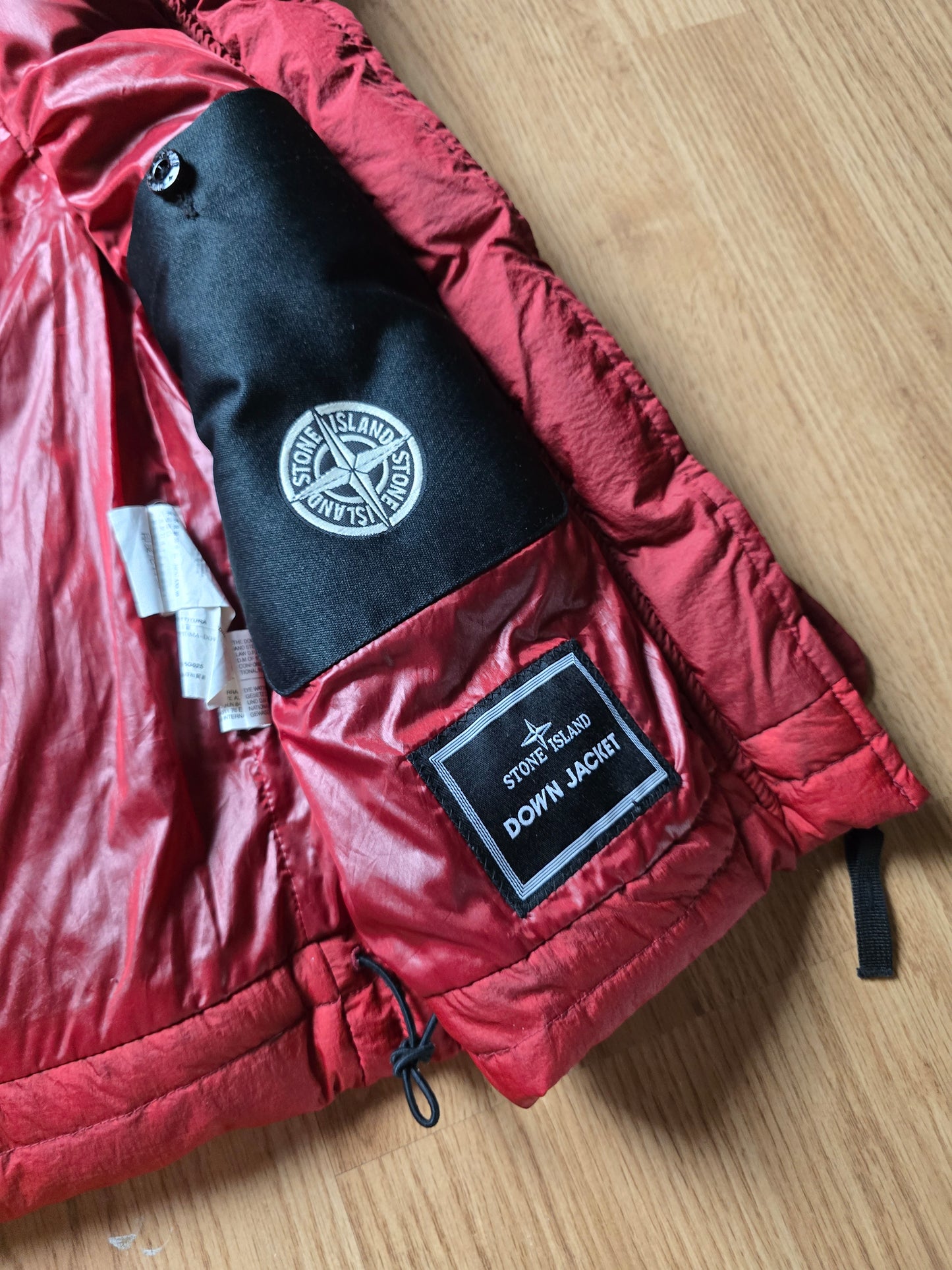 Stone Island AW09 Opaque Nylon Tella Down Mesh Badge Gilet (S)
