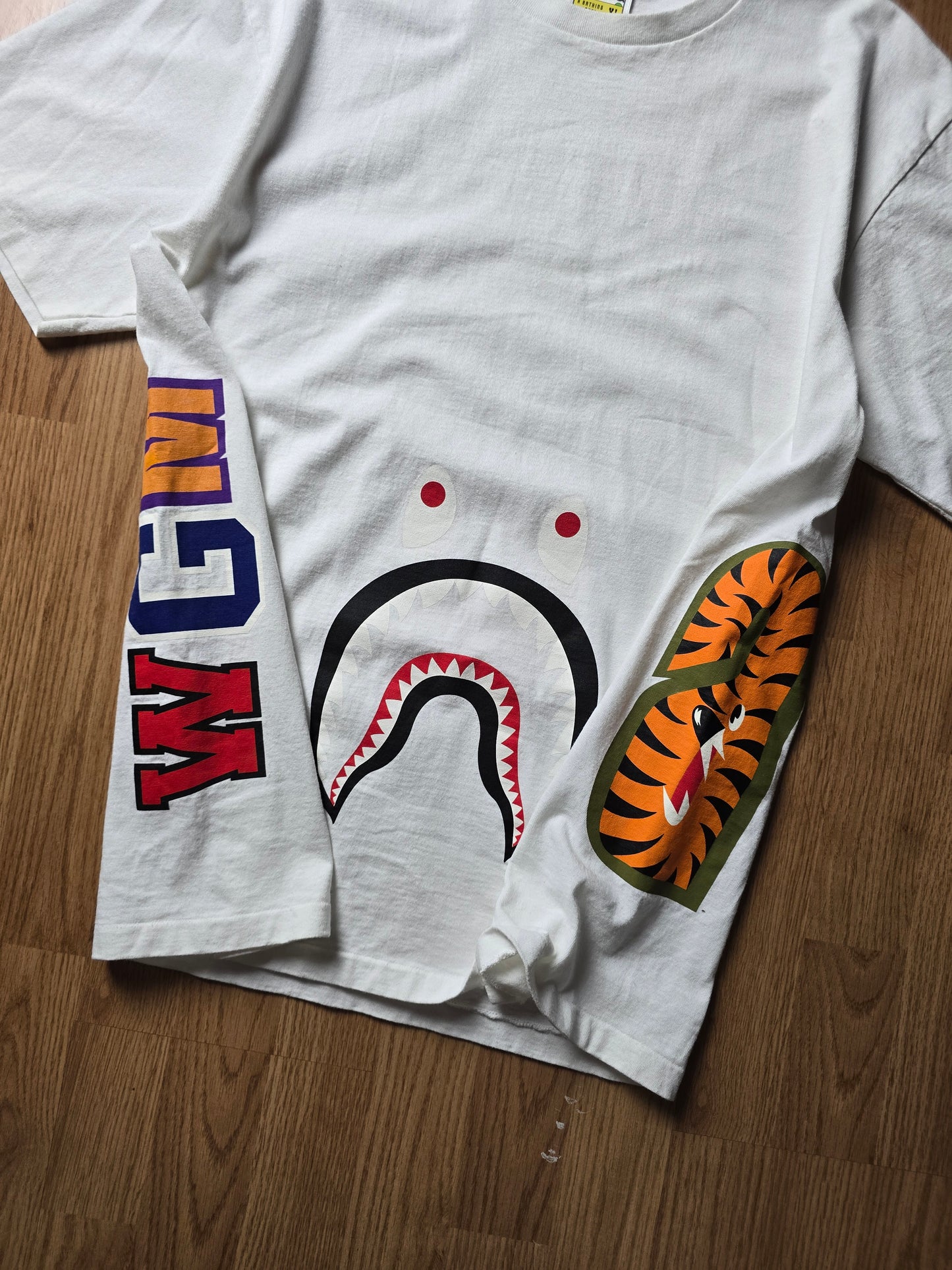 BAPE WGM Shark Pique T-shirt (L)