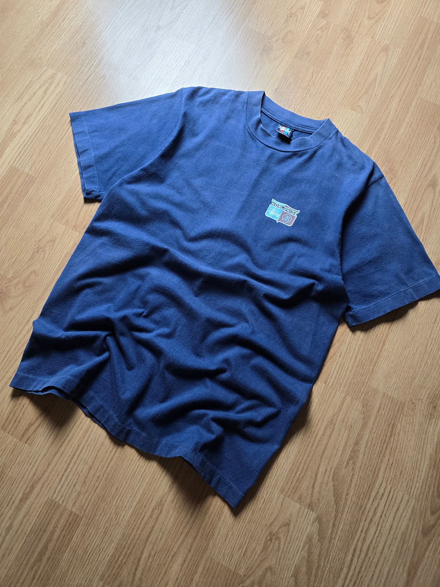Vintage 90s Stussy Worldwide Single Stitch T-shirt (M)