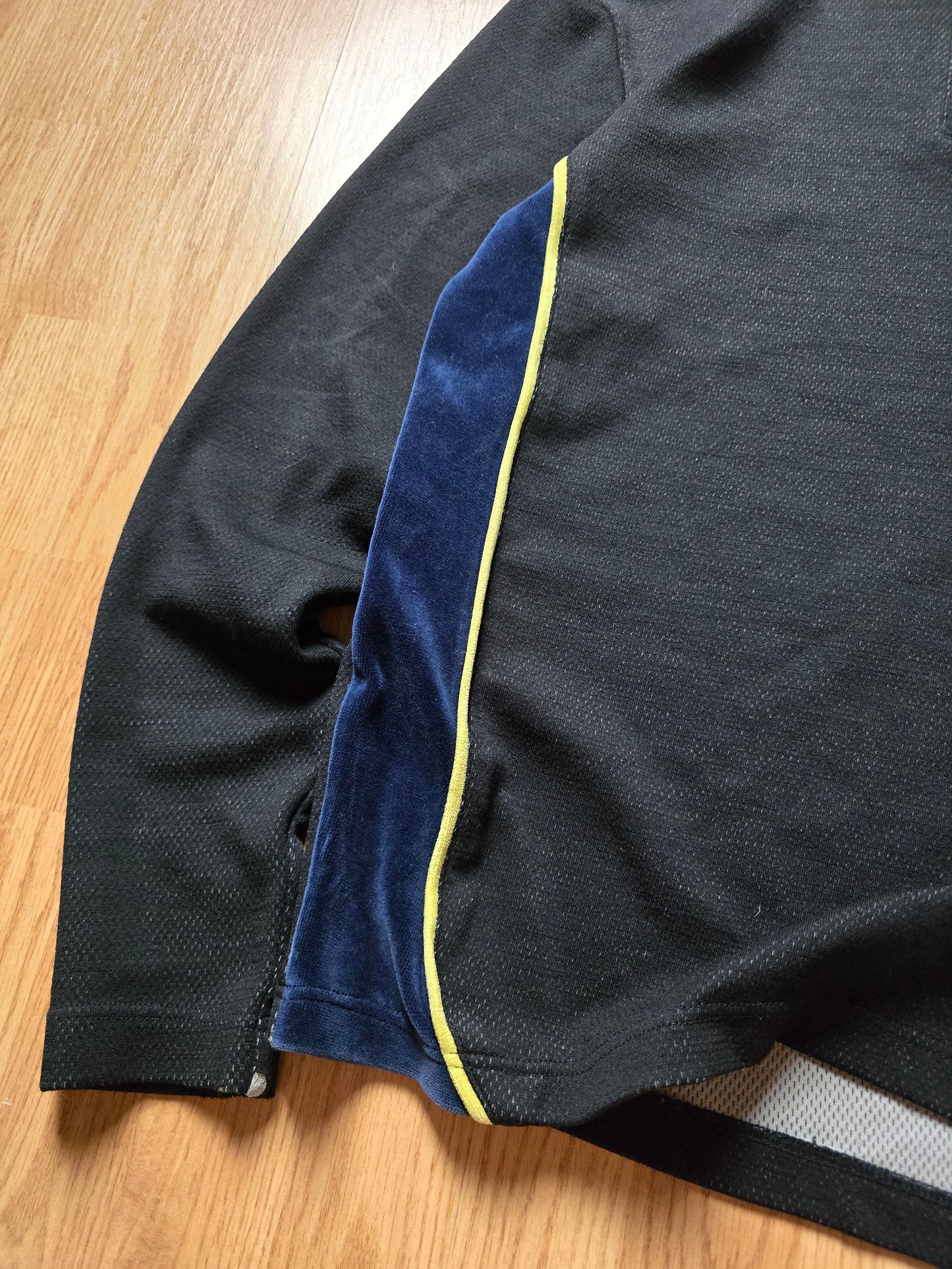 RARE Comme Des Garcons Shirt Wool Blend 1/4 Zip Mesh Pullover (M)
