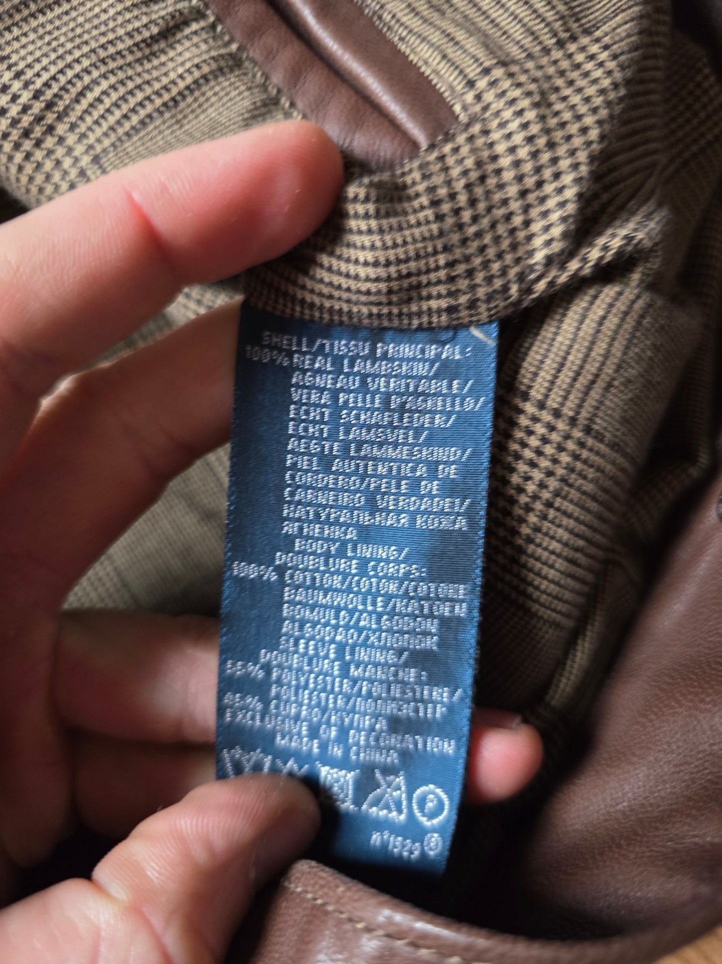 Polo Ralph Lauren Heavyweight Leather Jacket (S)