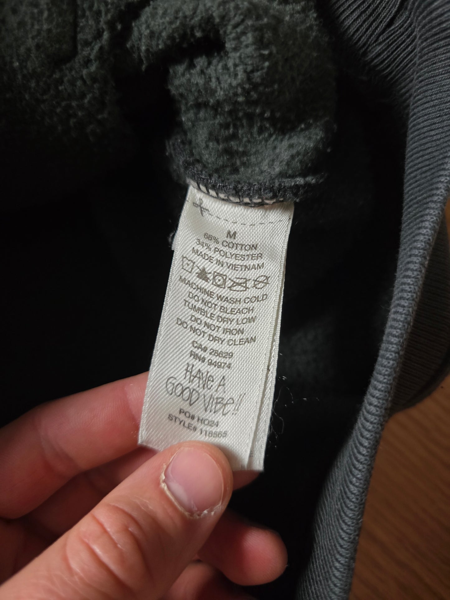 Stussy Faded Graphic Zip Hoodie (M)