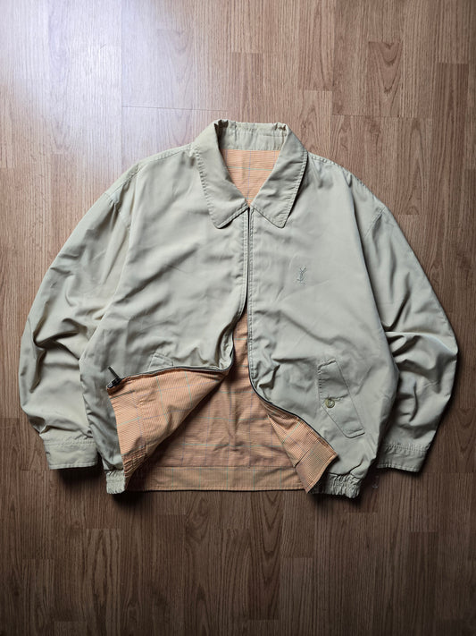 Vintage YSL Pour Homme Reversible Harrington Jacket (M/L)
