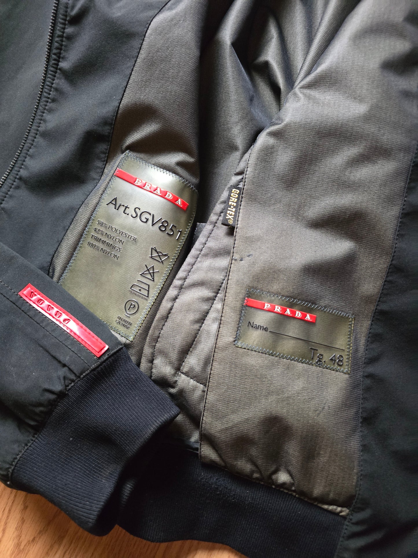 RARE 00s Prada Sport Gore-tex Bomber Jacket (M)