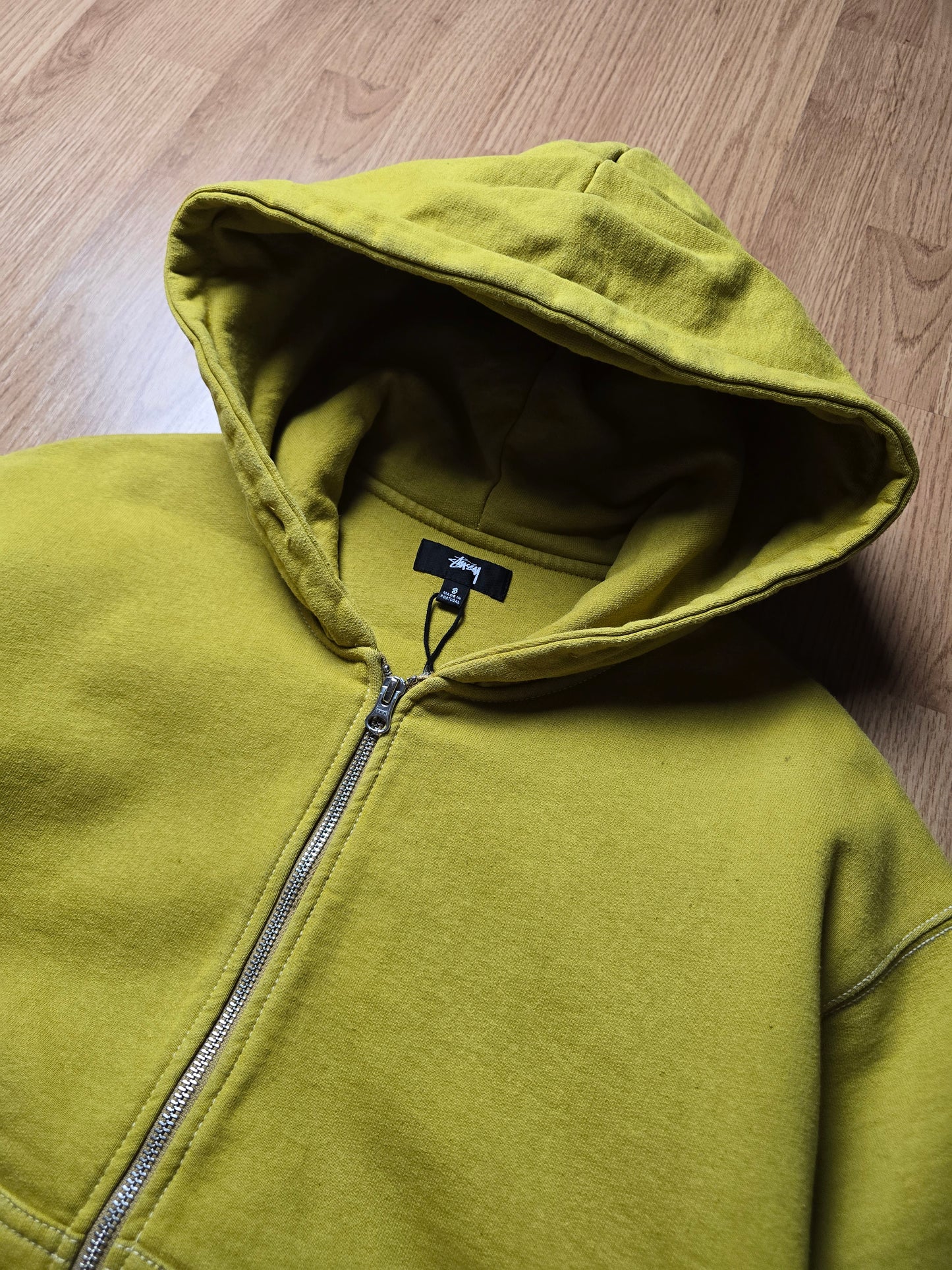 Stussy 'Double Face Label Zip' Heavyweight Hoodie (S/M)