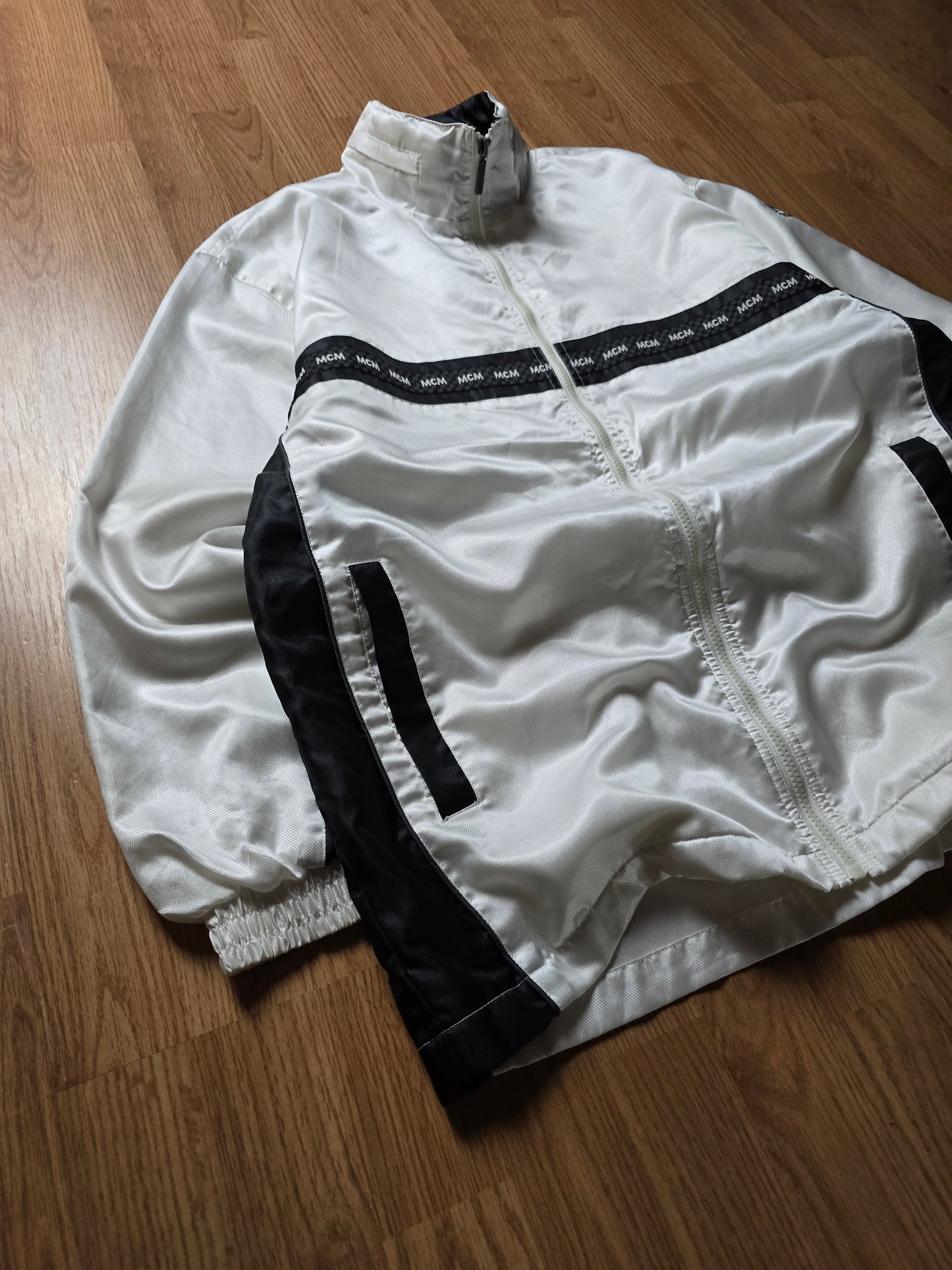 Vintage MCM Zip Up Track Jacket (L)