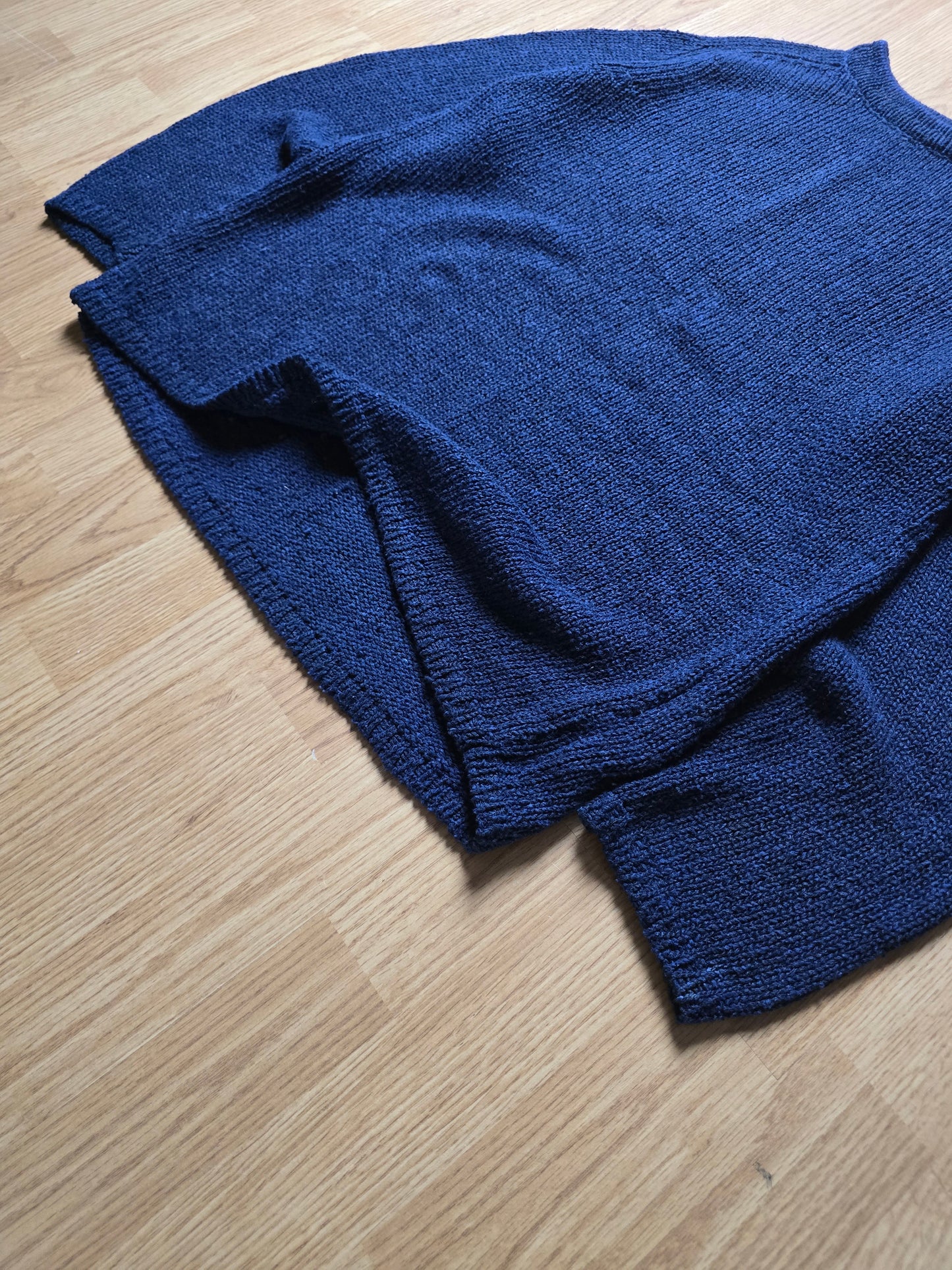 90s Stone Island Green Edge Cotton & Nylon Knit Sweater (M)