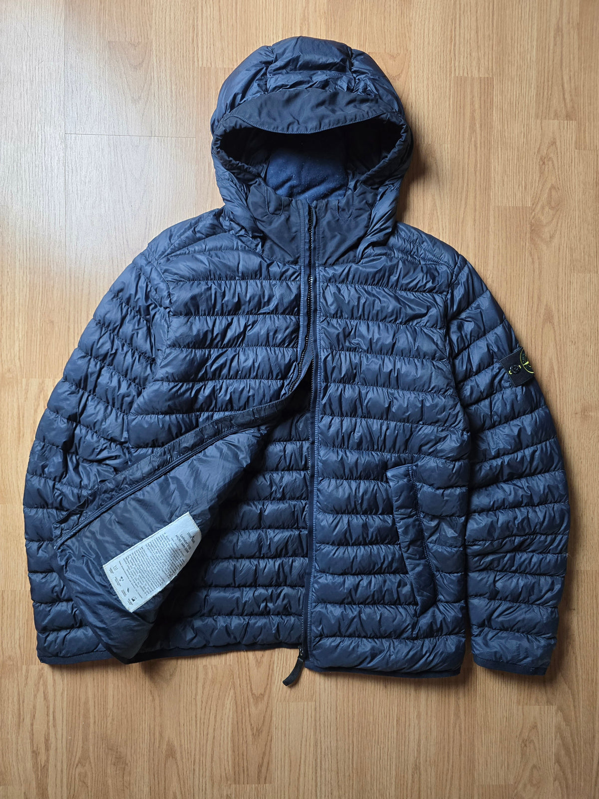 Stone Island Garment Dyed Micro Yarn Down Puffer Jacket (L)