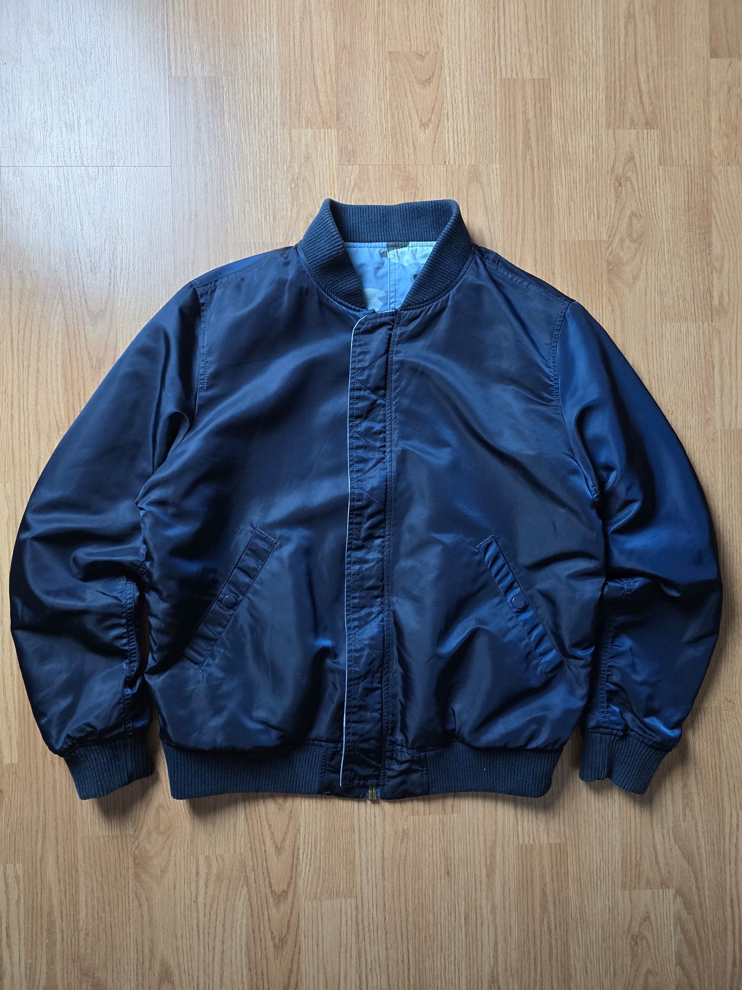 Supreme Reversible MA-1 Cotton Camo Bomber Jacket (M)