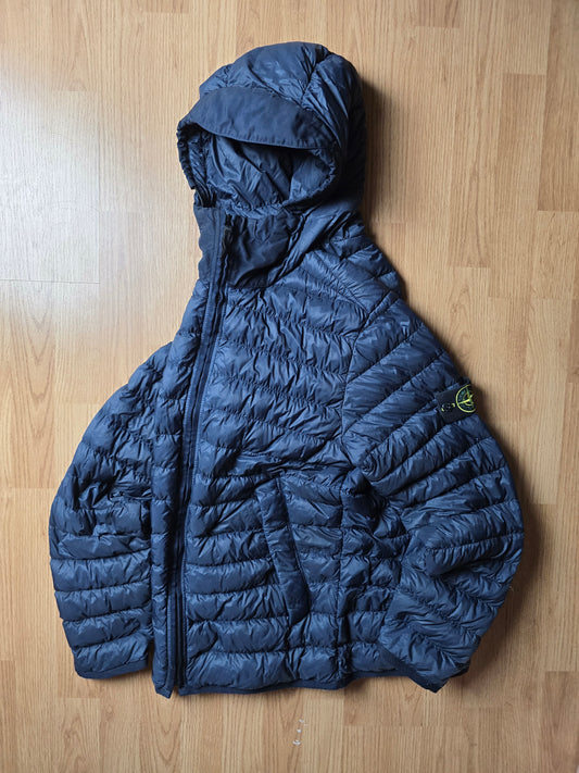Stone Island Garment Dyed Micro Yarn Down Puffer Jacket (L)