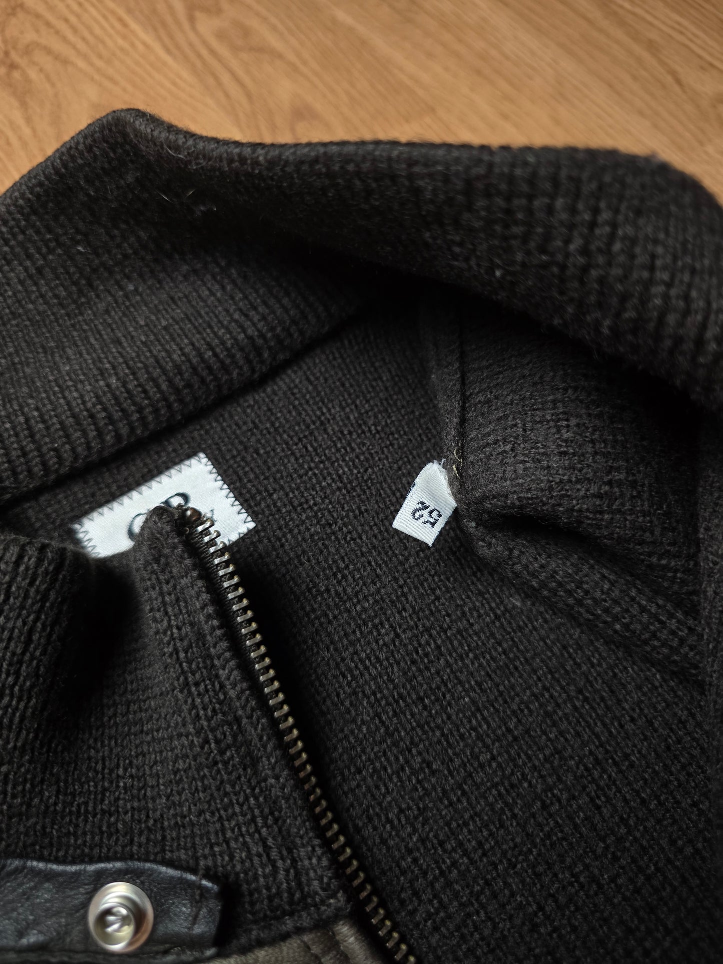 C.P. Company AW06 Leather & Wool Hybrid Jacket (M)