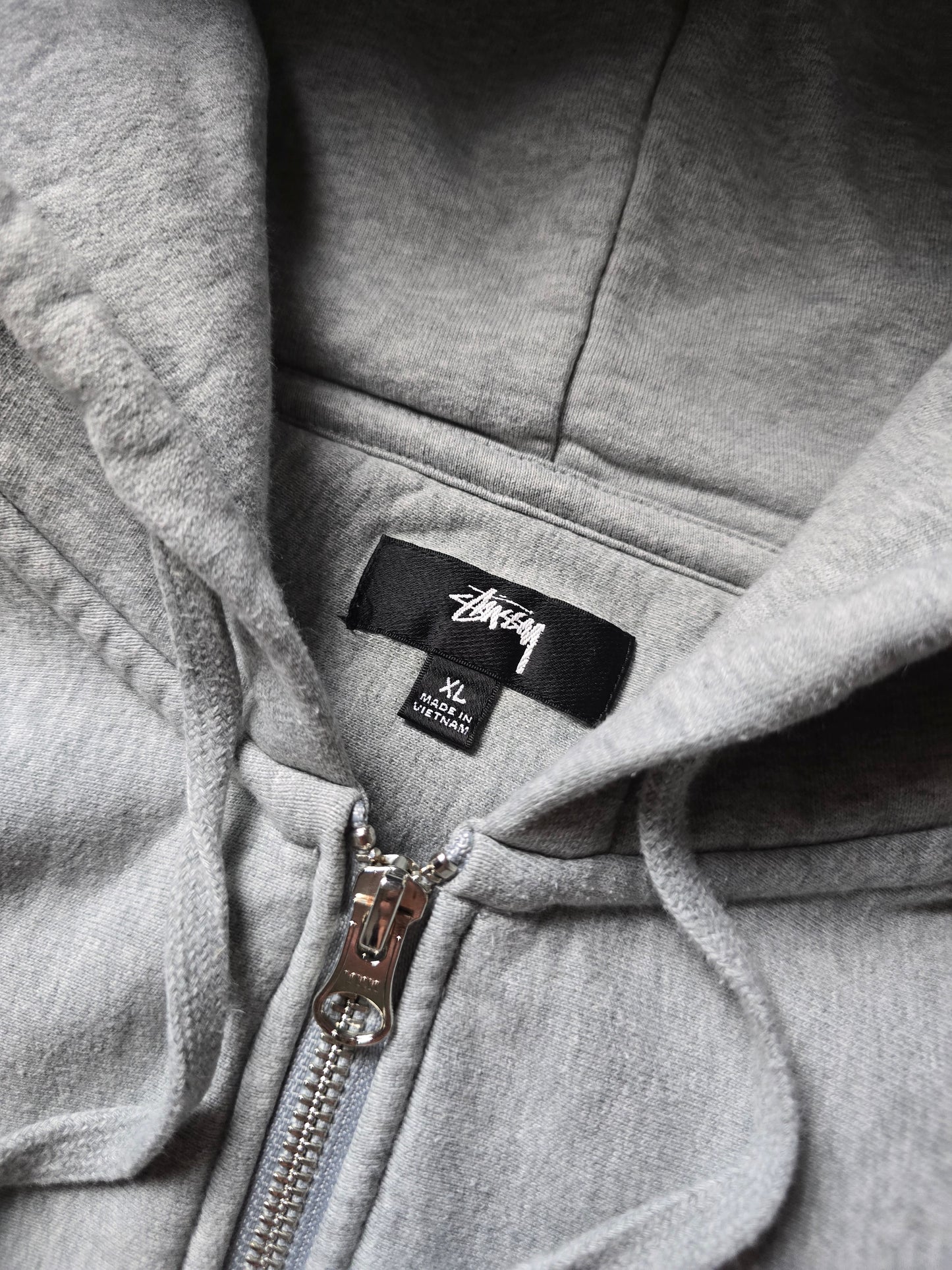 Stussy Stock Logo Zip Hoodie (XL)