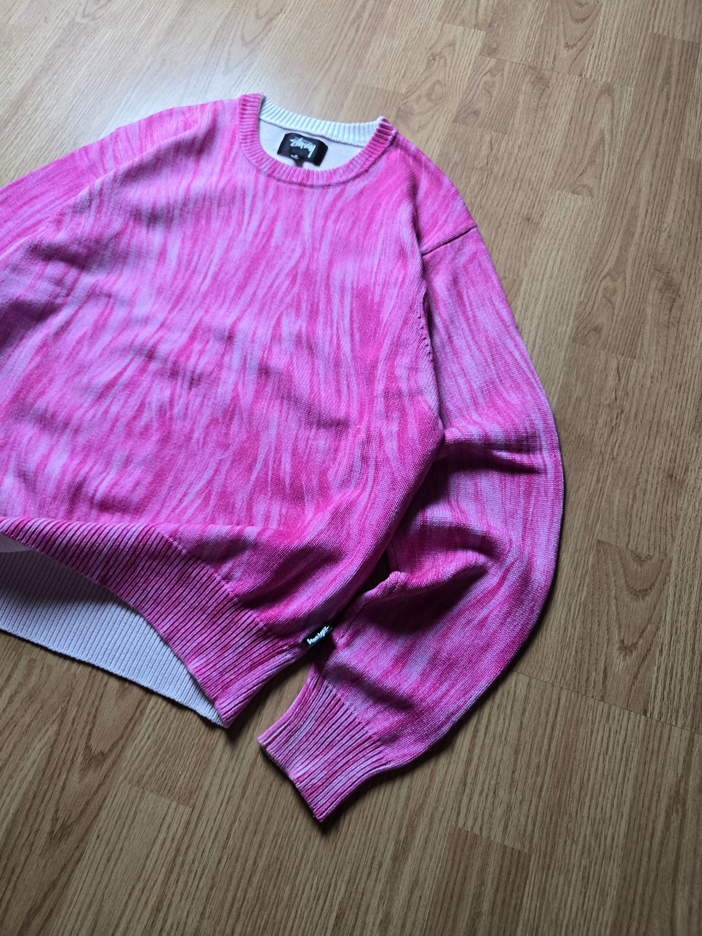 Stussy Printed Fur Knit Sweater (S)