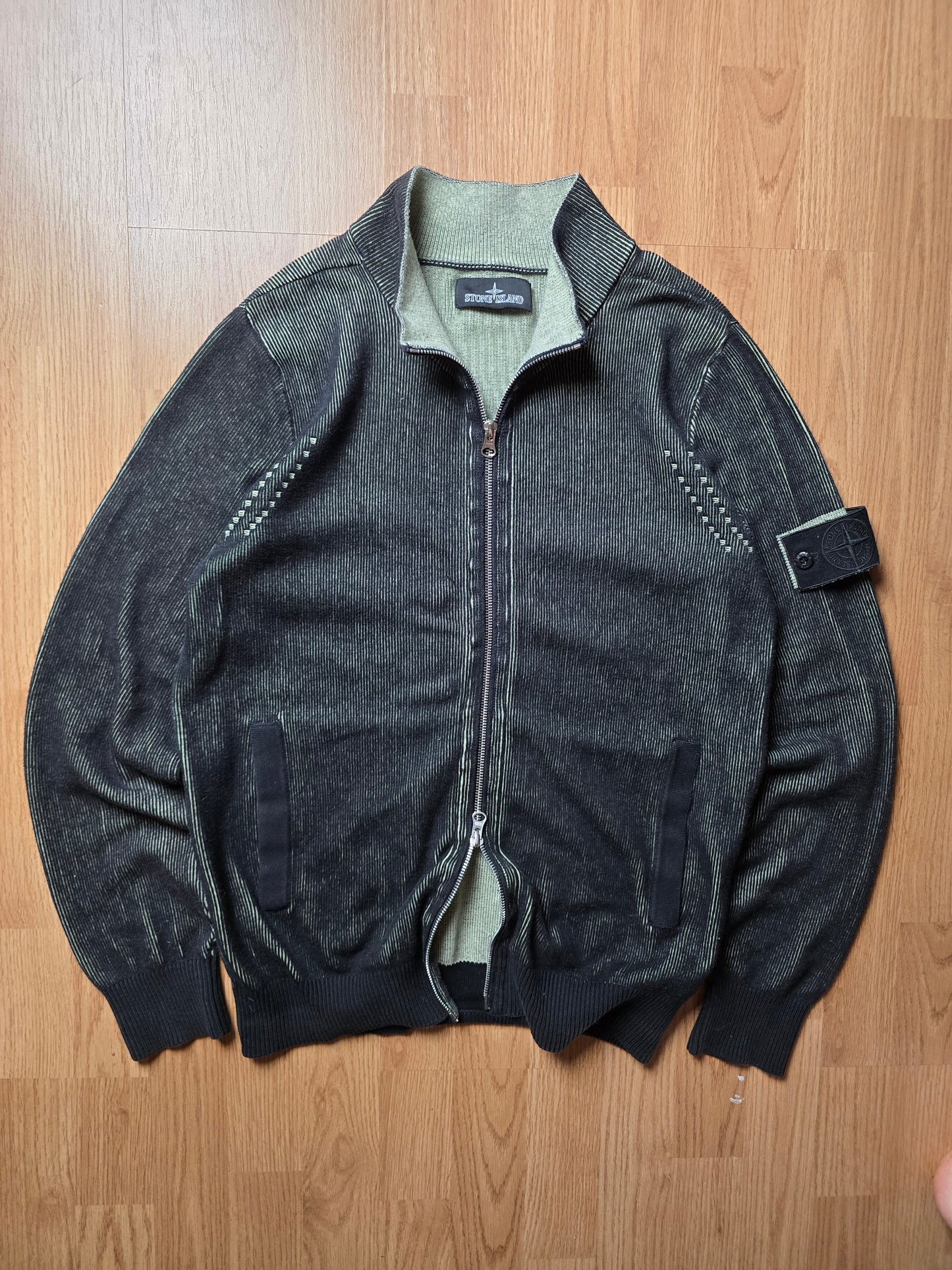 Stone Island Shadow Project Vanisé Knit Zip Track Jacket (S)