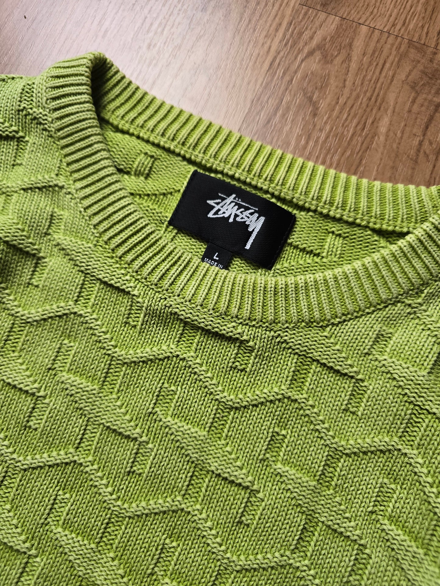 Stussy S Strand Knit Sweater (L)