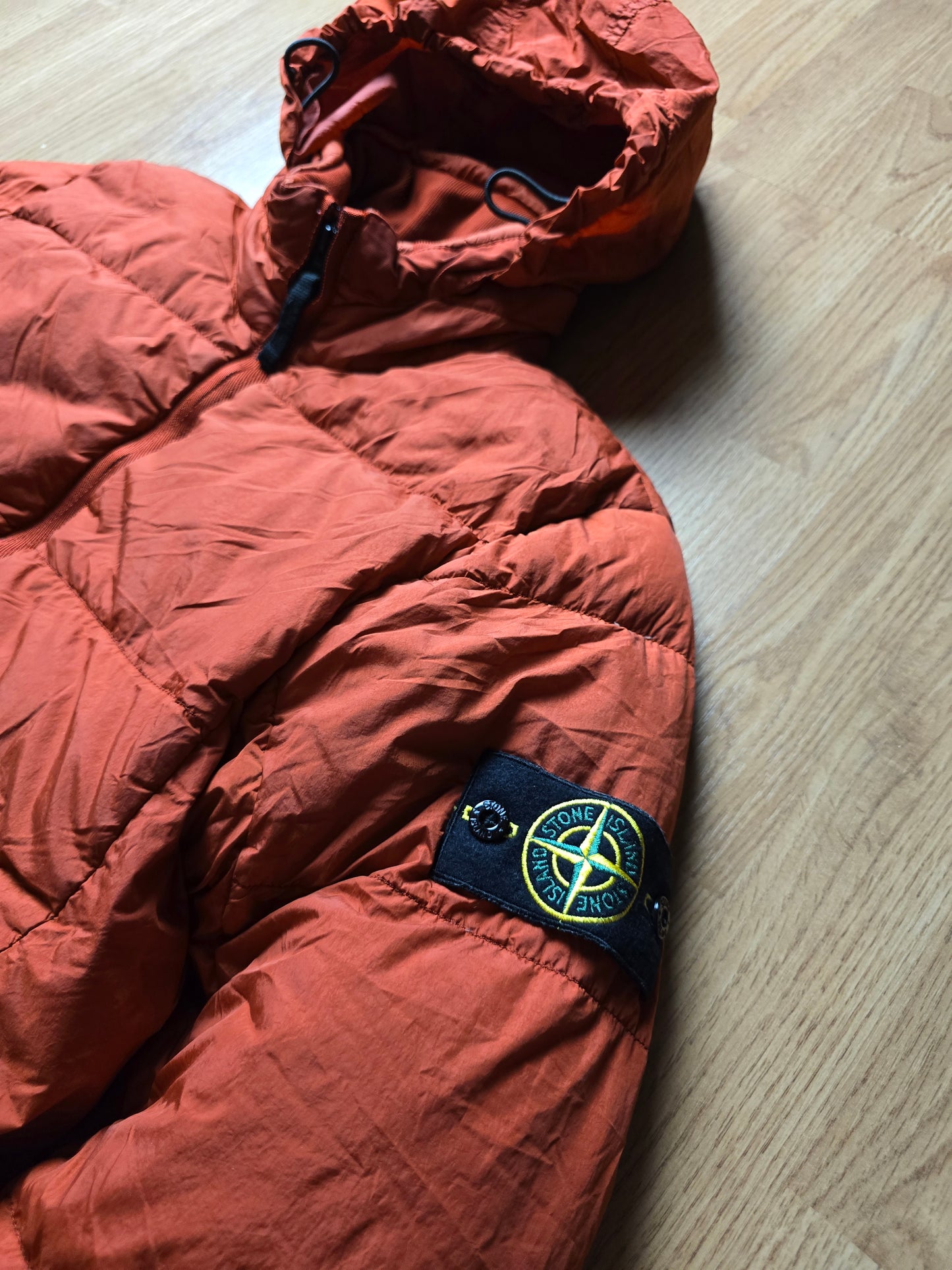 Stone Island Garment Dyed Crinkle Reps NY Down Puffer Jacket (S)