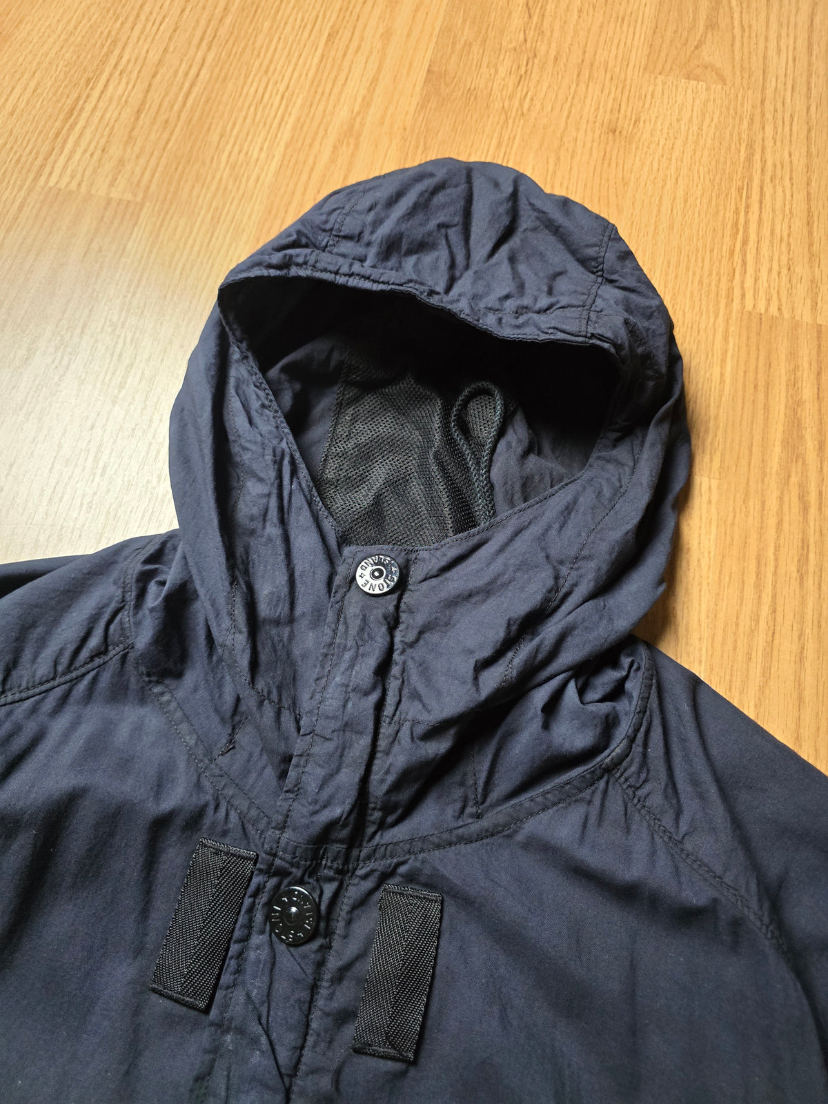 Stone Island Lightweight Mussola Gommata Hooded Bomber Jacket (M)