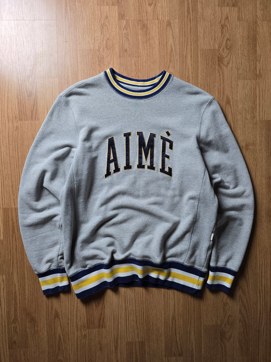 Aime Leon Dore Terry Collegiate Crewneck Sweatshirt (M)