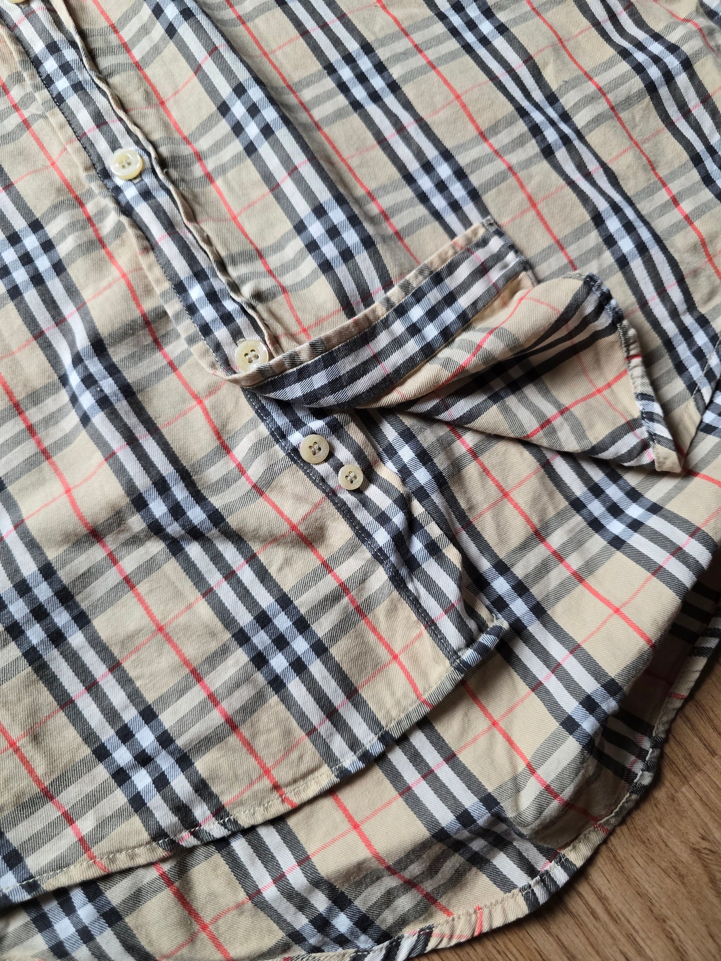 Vintage Burberry LS Nova Check Flannel Shirt (M)