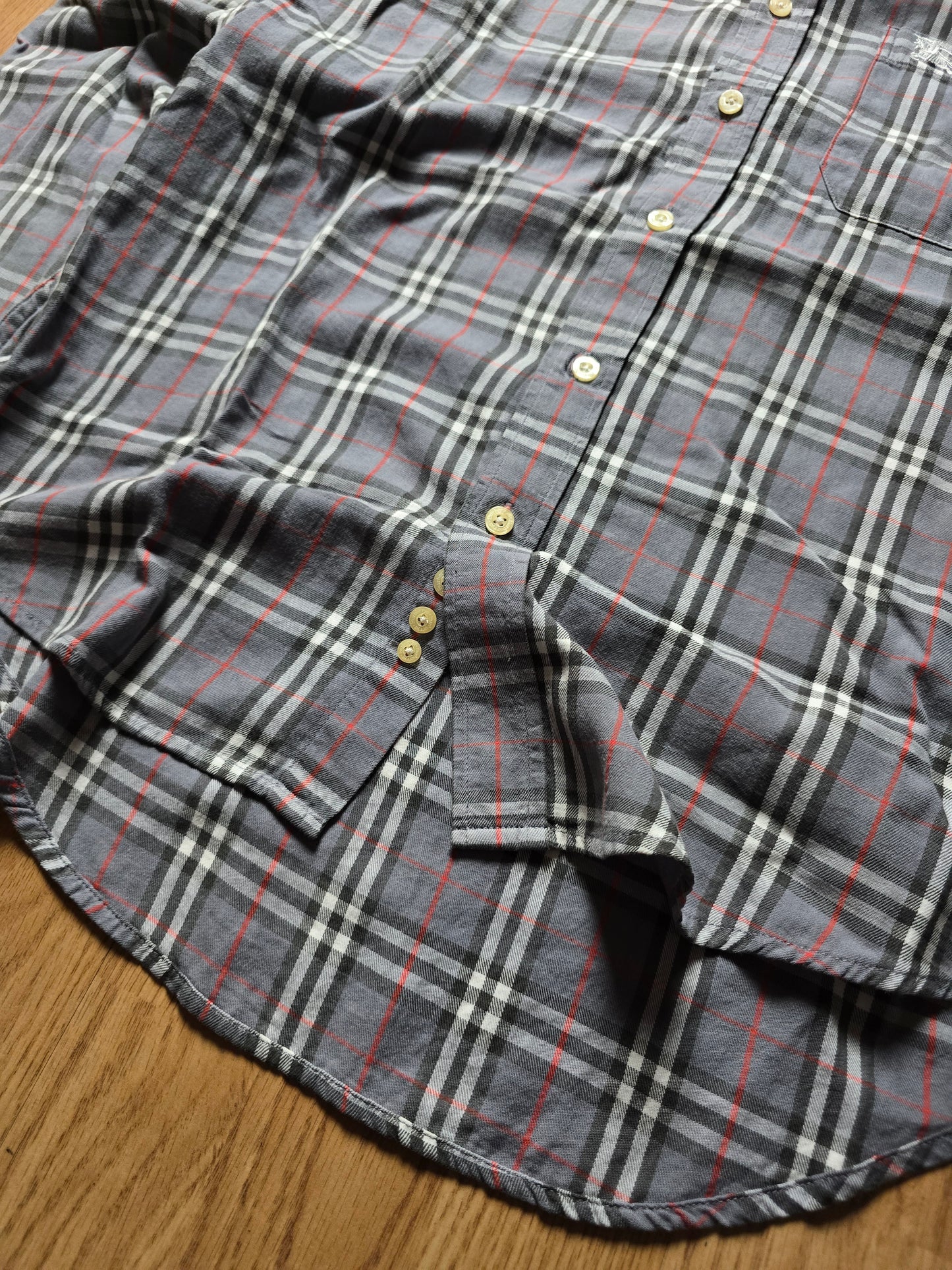 Vintage Burberry LS Nova Check Flannel Shirt (M)