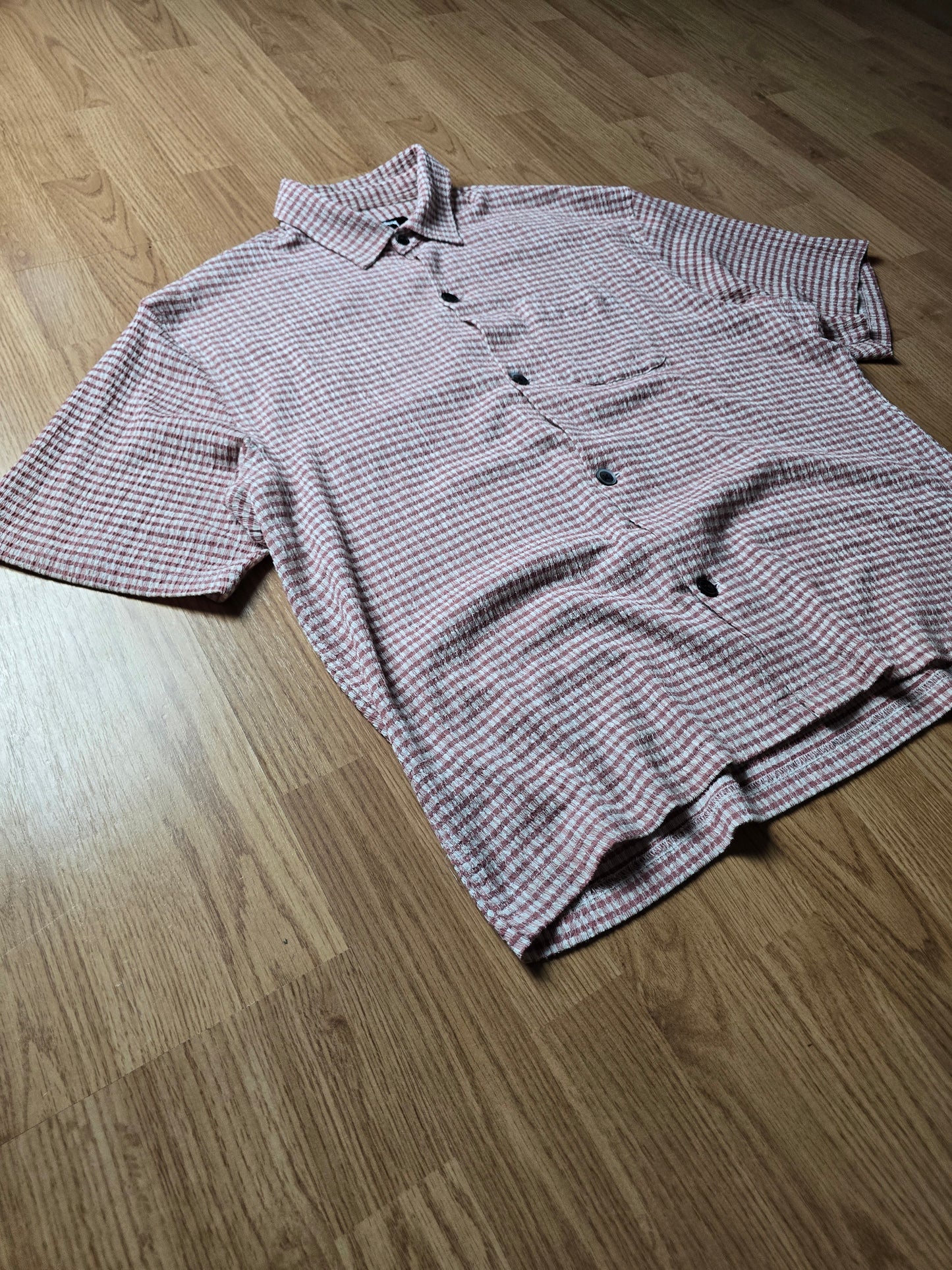 Stussy Wrinkly Gingham SS Shirt (M/L)