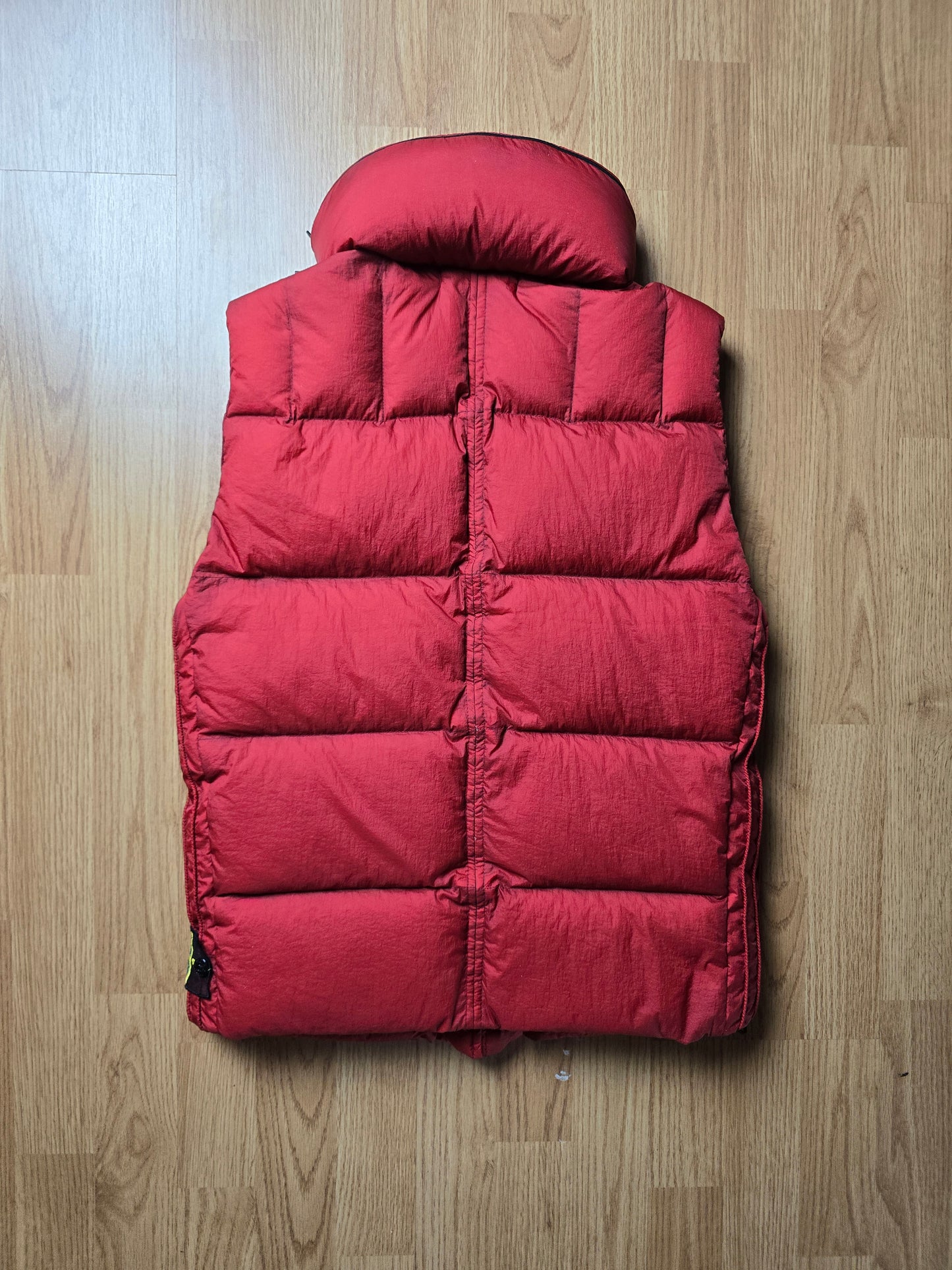 Stone Island AW09 Opaque Nylon Tella Down Mesh Badge Gilet (S)