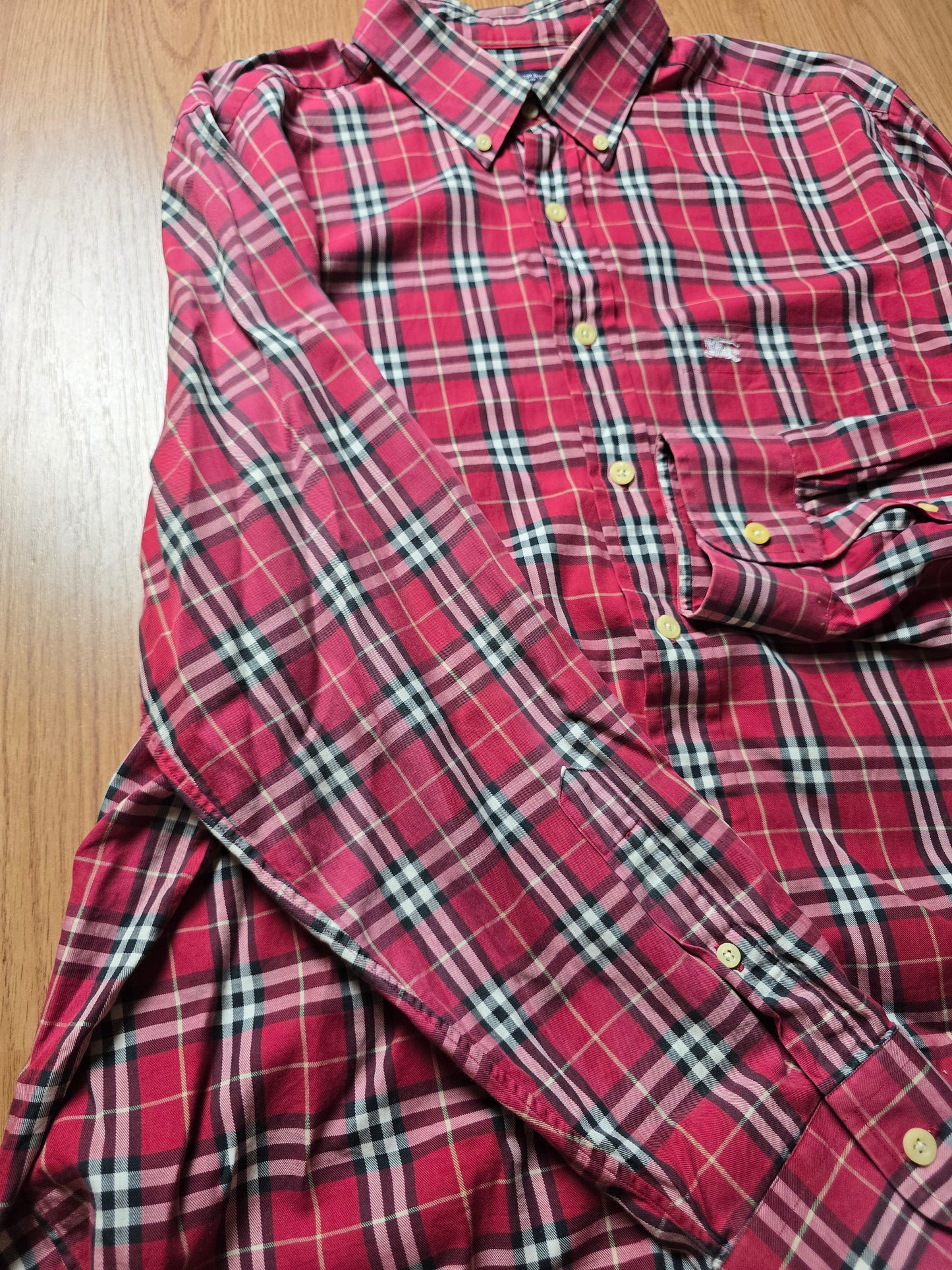 Vintage Burberry LS Nova Check Flannel Shirt (L)