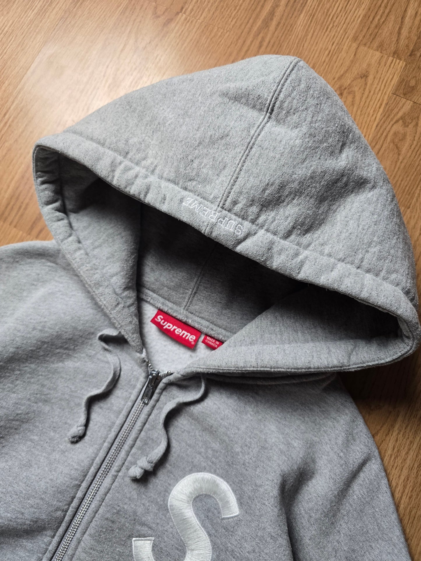 Supreme S Logo Zip Up Hoodie (M/L)