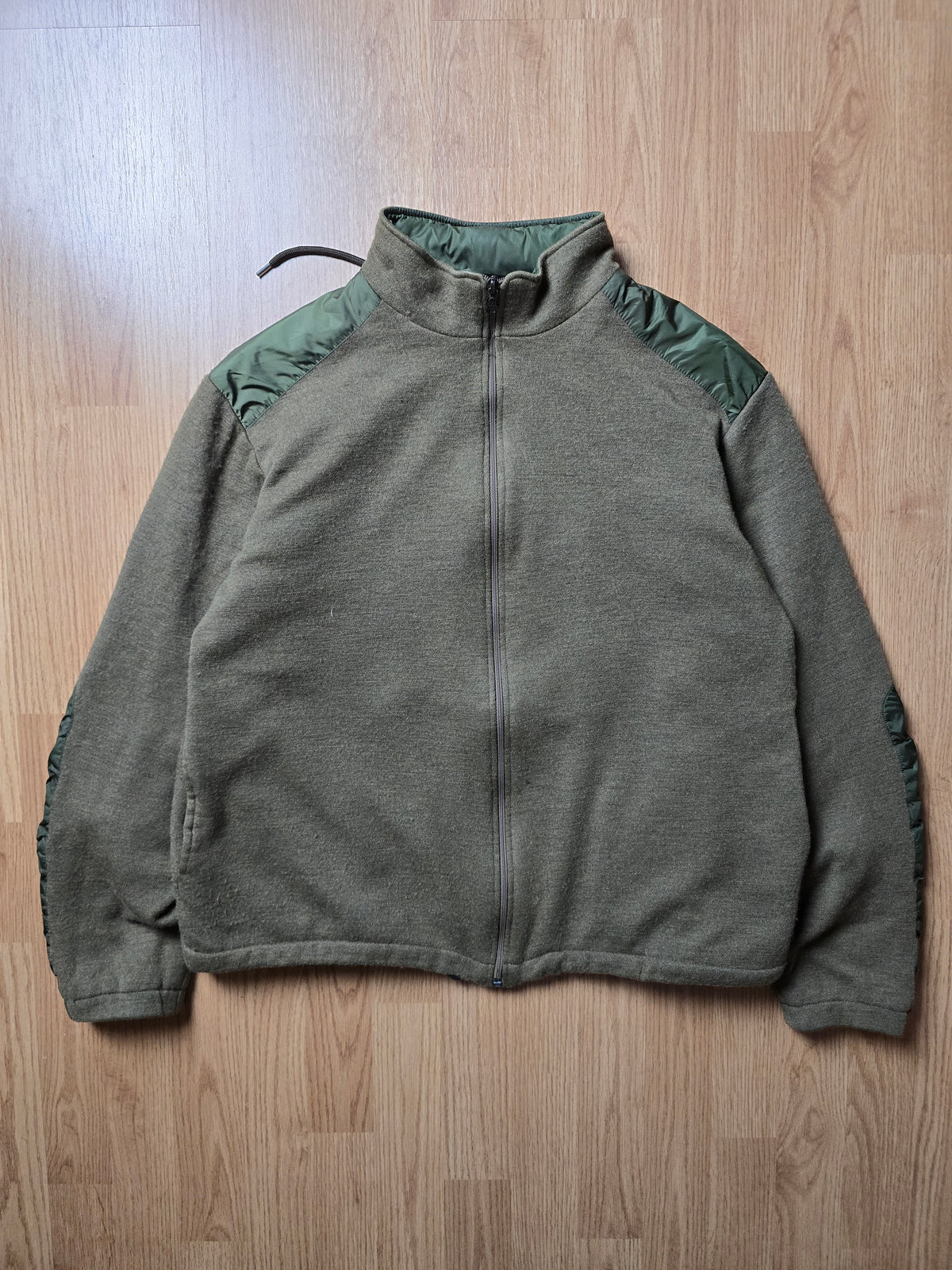 Prada Padded Wool & Nylon Reversible Hybrid Jacket (M)