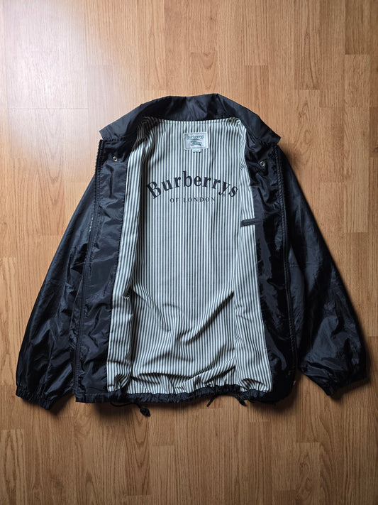 90s Burberry Nylon Harrington Jacket (L)