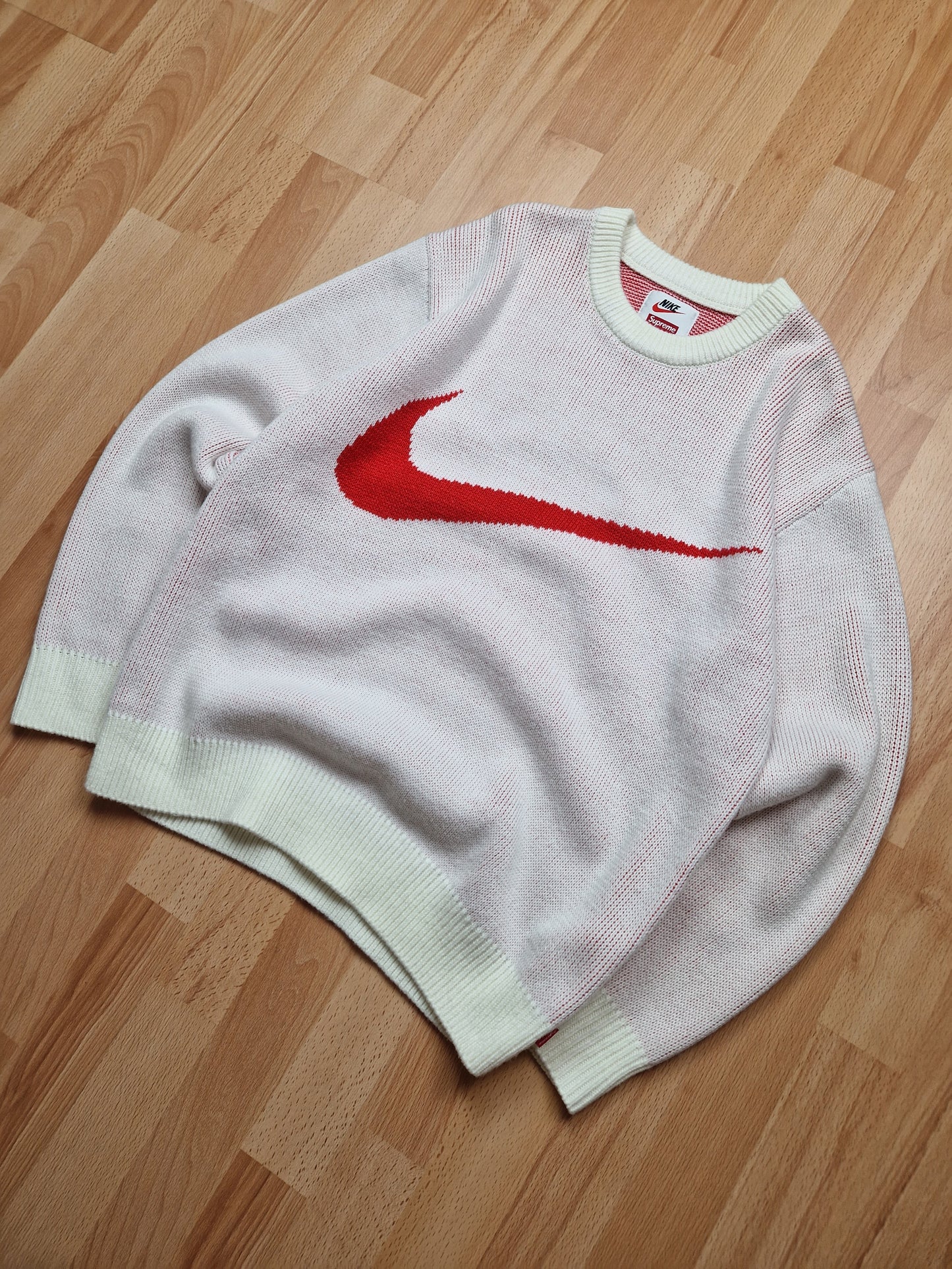 Supreme x Nike Swoosh Knit Sweater (M)