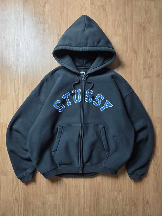Stussy Faded Graphic Zip Hoodie (M)