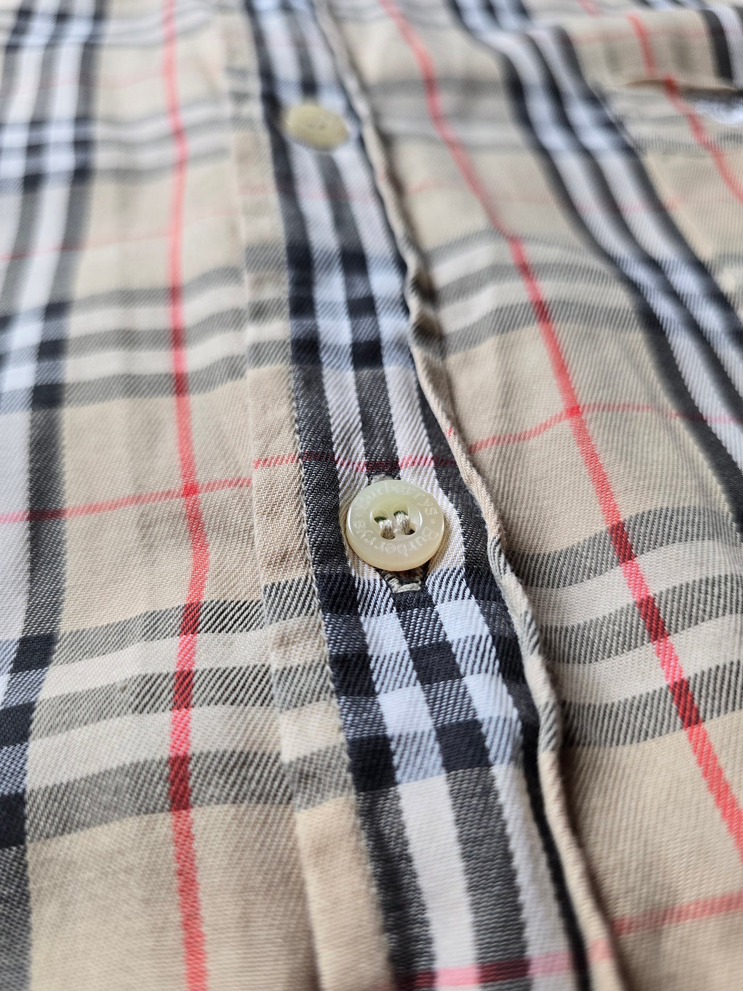 Vintage Burberry LS Nova Check Flannel Shirt (M)