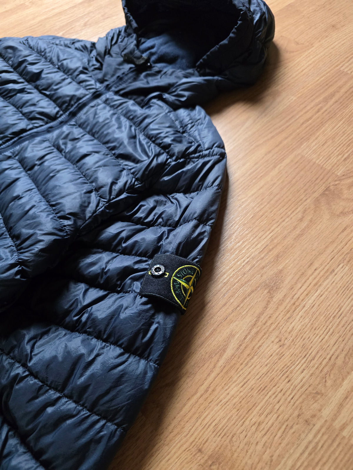 Stone Island Garment Dyed Micro Yarn Down Puffer Jacket (L)
