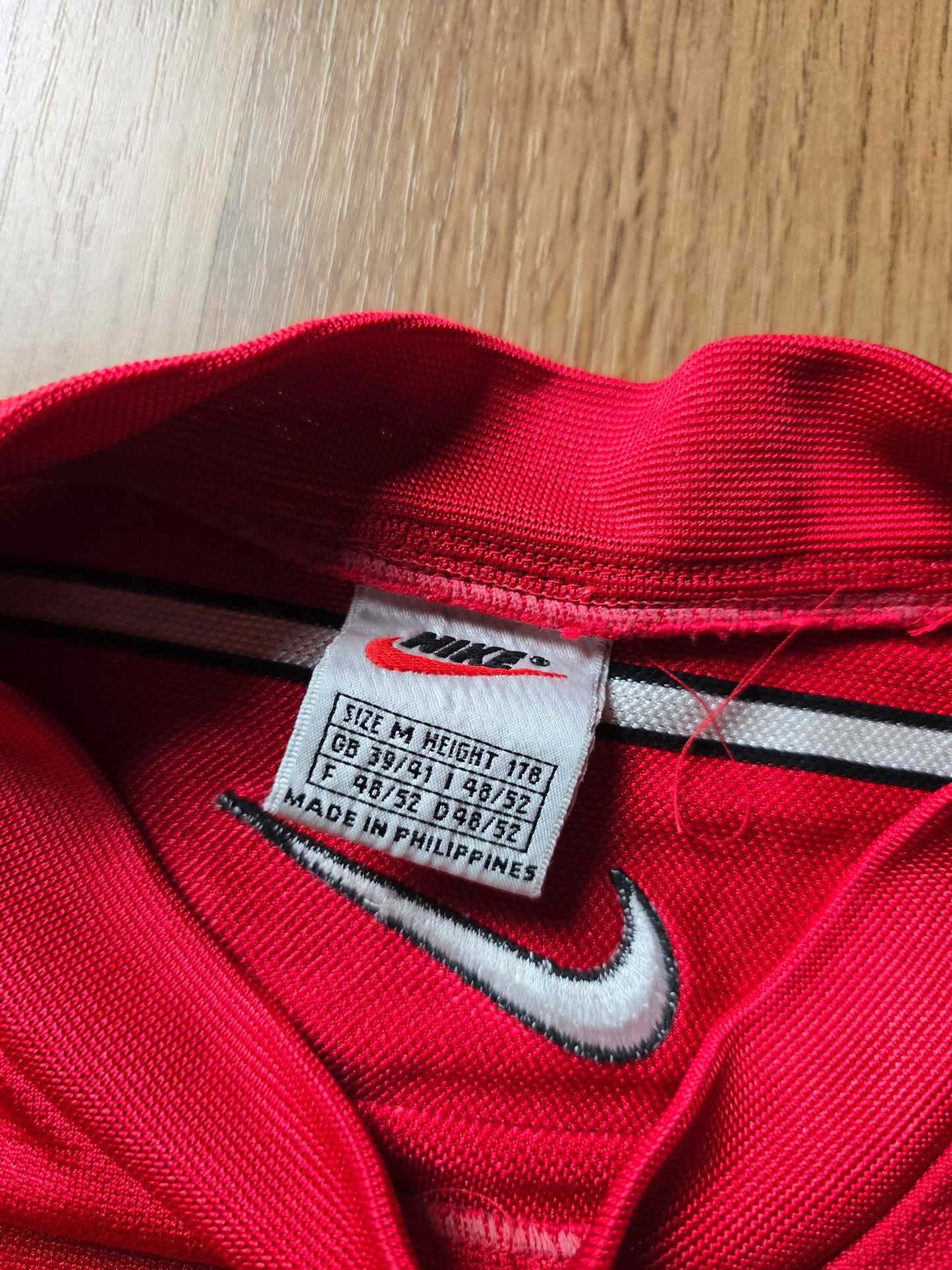 90s Nike Striped Sports Jersey (M)