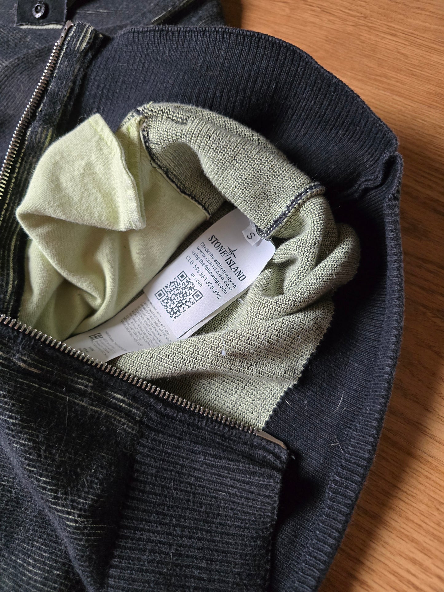 Stone Island Shadow Project Vanisé Knit Zip Track Jacket (S)