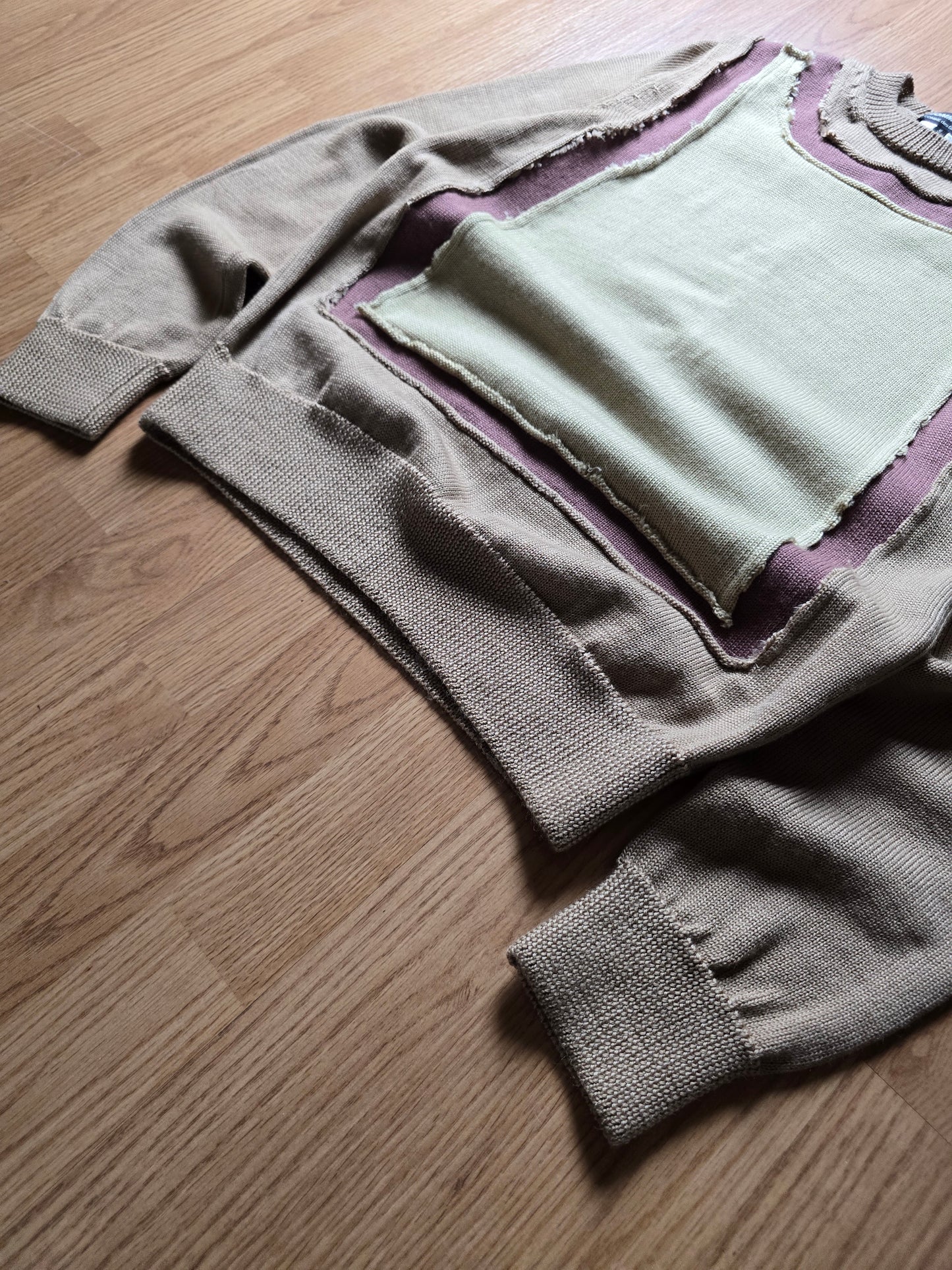 Comme Des Garcon Homme Deux Abstract Knit Sweater (S)