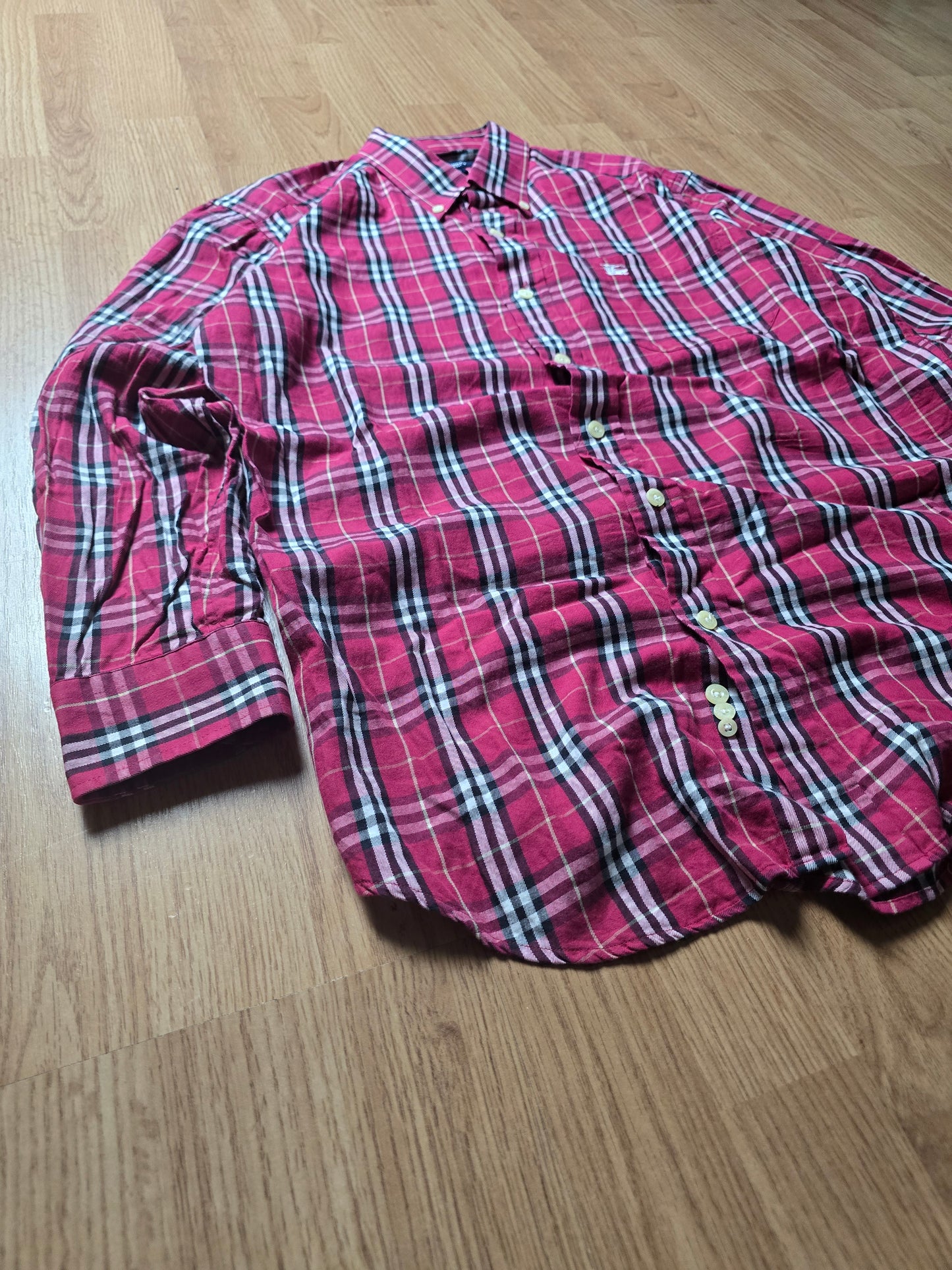 Vintage Burberry LS Nova Check Flannel Shirt (S)