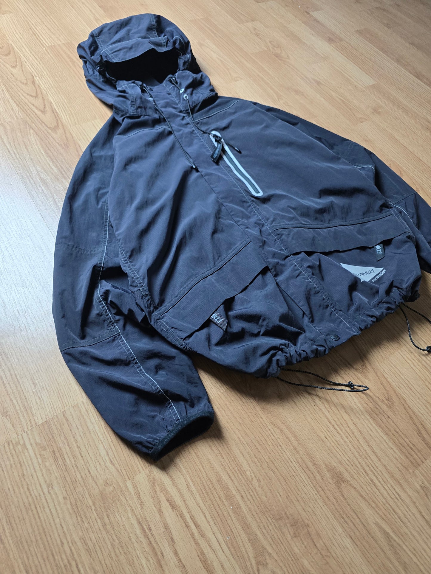Gramicci x And Wander Patchwork Wind Hoodie Jacket (S)